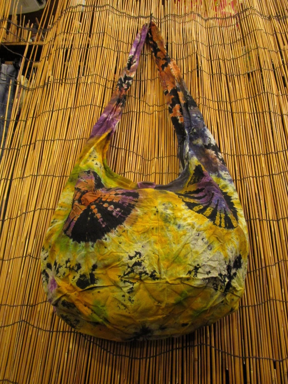 画像3: タイダイ染め＊コットン素材＊ショルダーバッグ