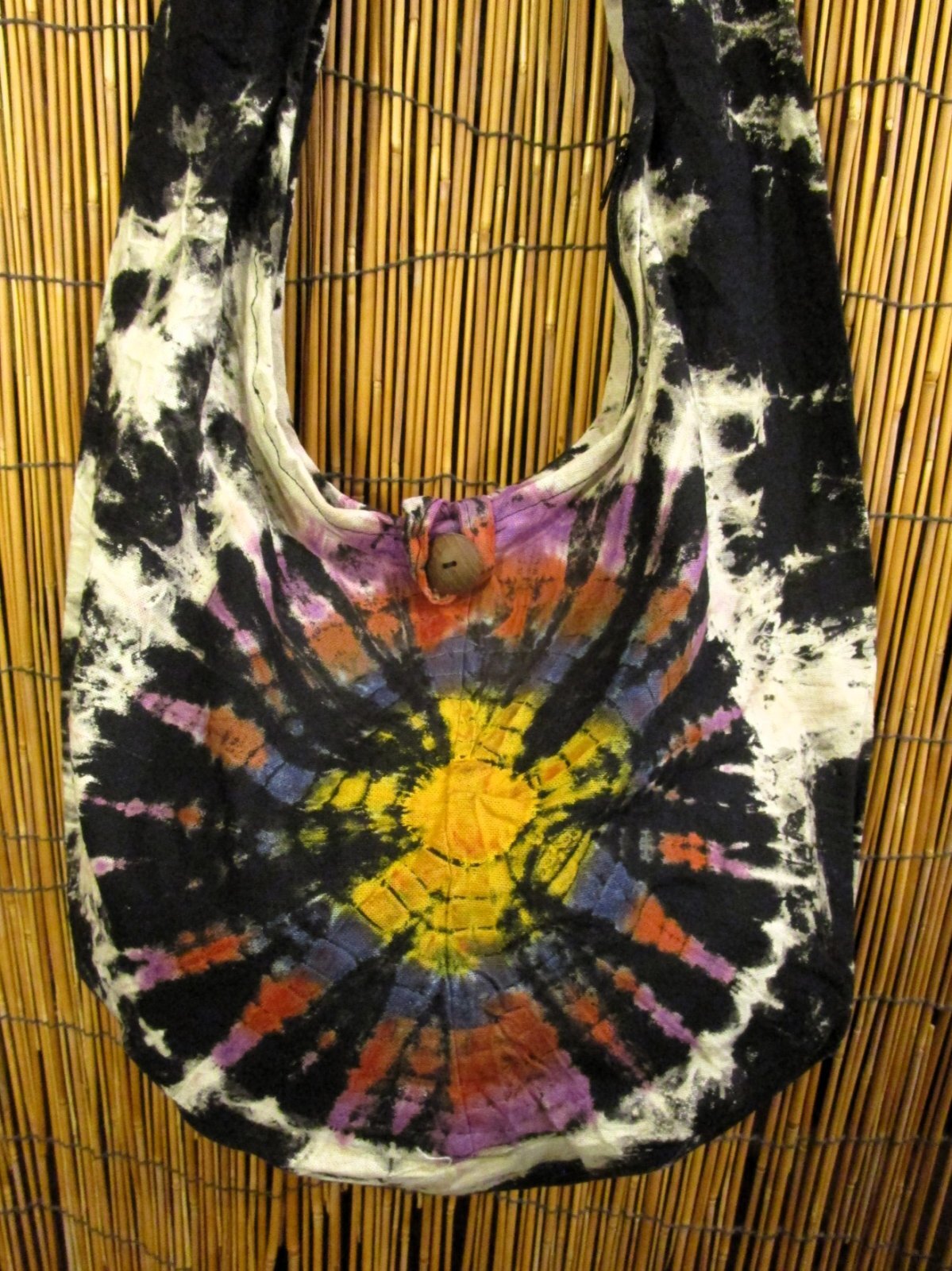 画像: タイダイ染め＊コットン素材＊ショルダーバッグ