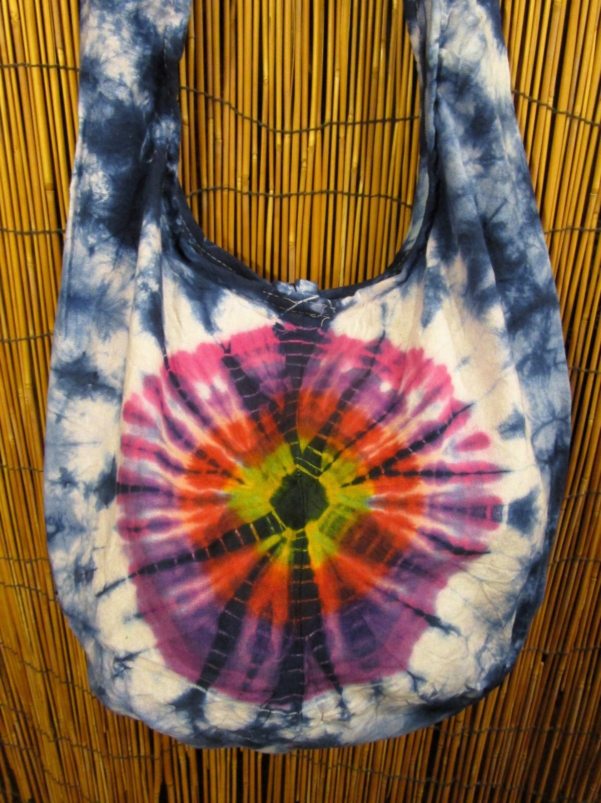 画像: タイダイ染め＊コットン素材＊ショルダーバッグ