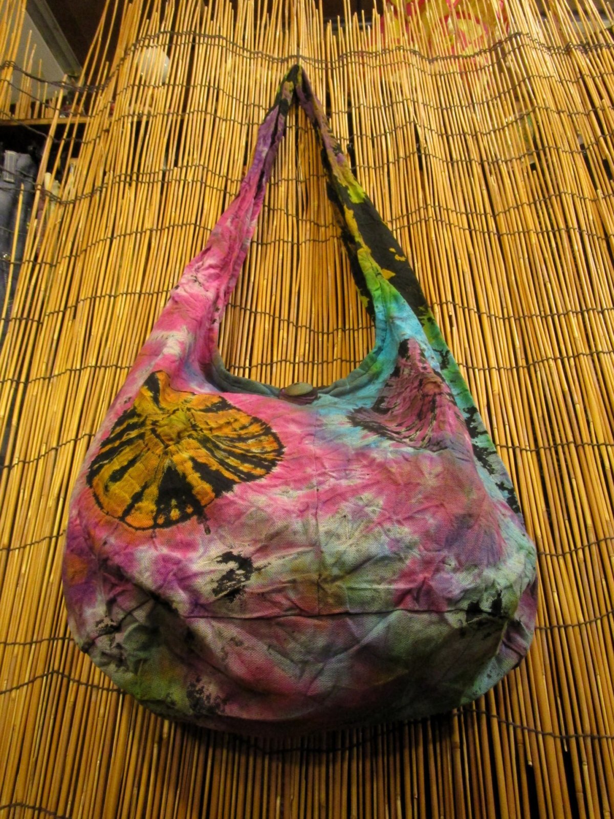 画像3: タイダイ染め＊コットン素材＊ショルダーバッグ