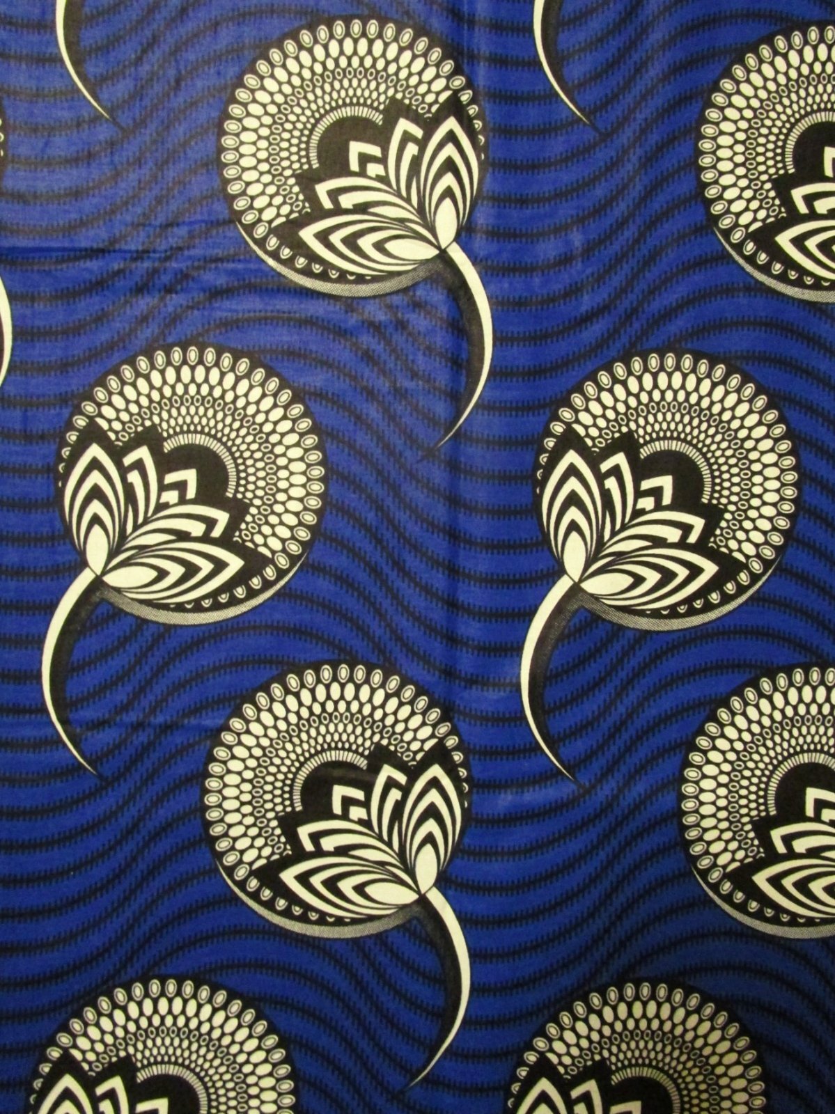 画像: アフリカンプリント生地 パーニュ