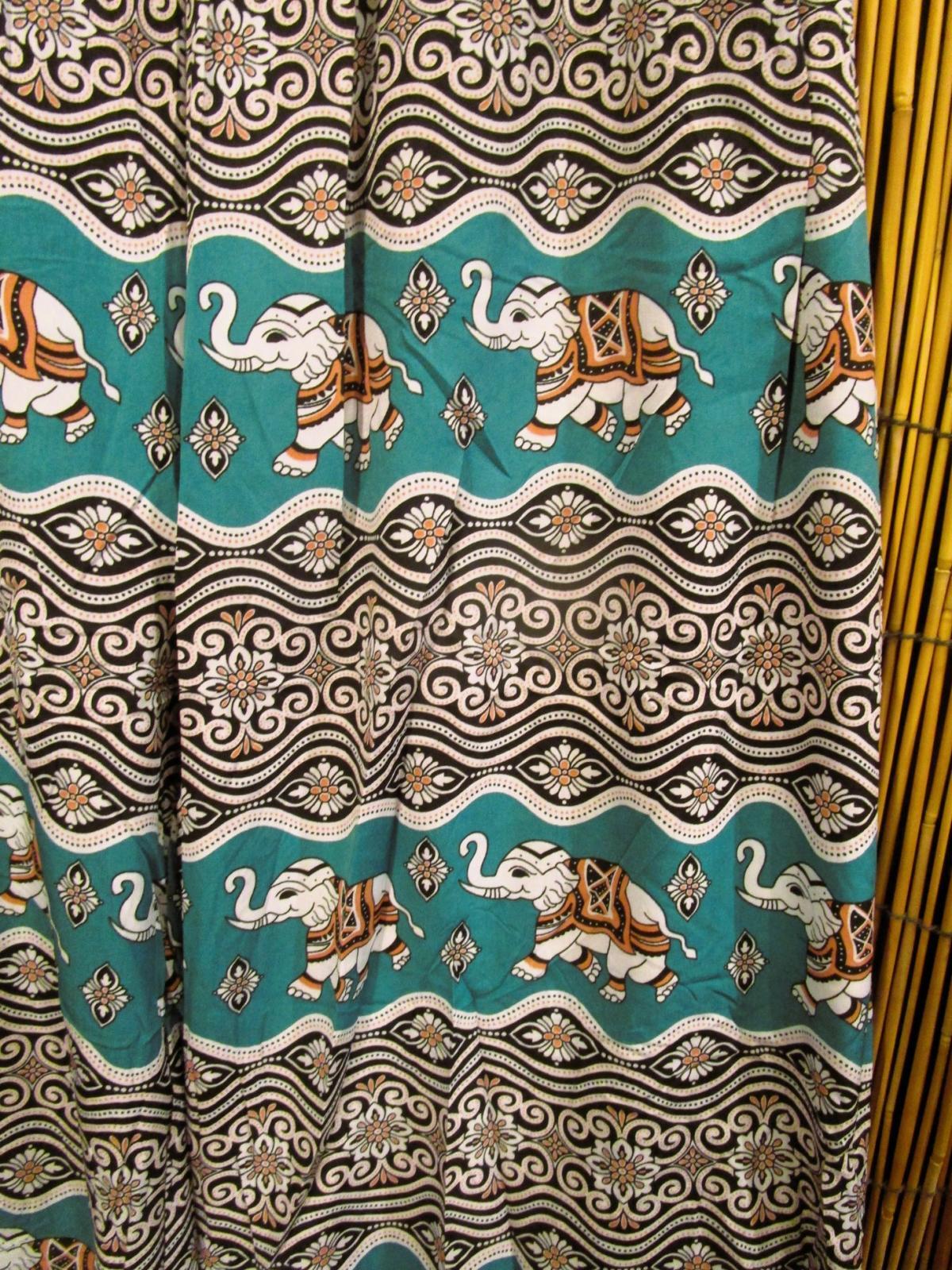 画像3: 象さんプリント＊ポリエステル素材＊アラジンパンツ＊タイパンツ