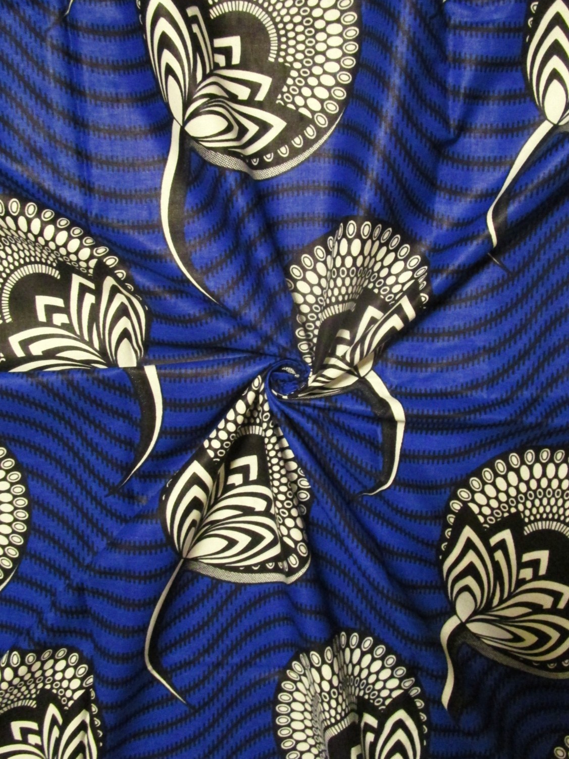 画像: アフリカンプリント生地 パーニュ