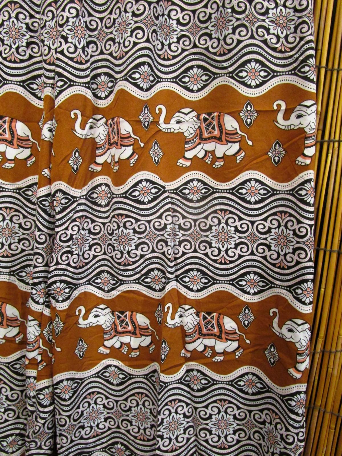 画像3: 象さんプリント＊ポリエステル素材＊アラジンパンツ＊タイパンツ