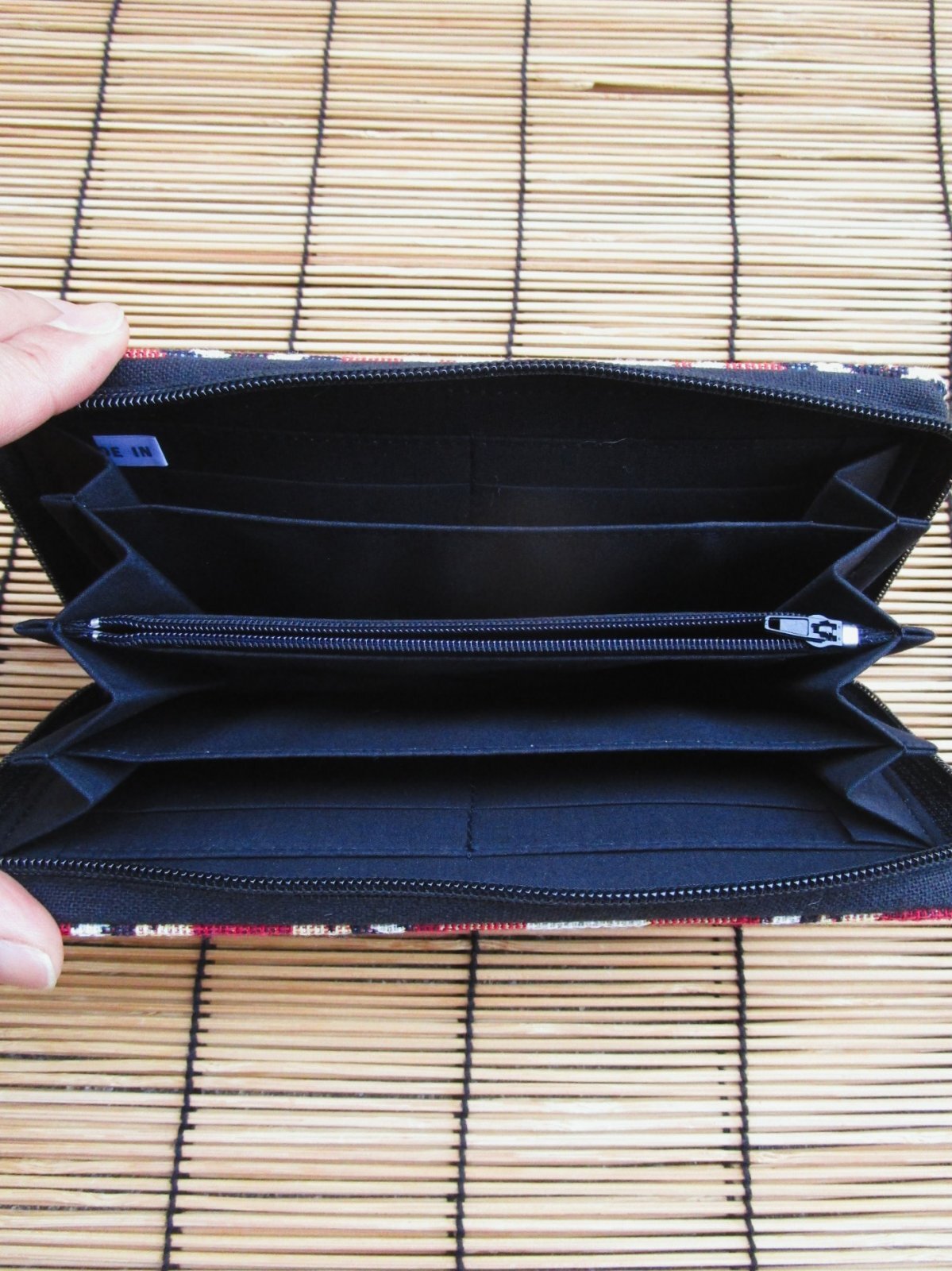 画像: 織り柄＊ラウンドファスナー＊ウォレット＊長財布