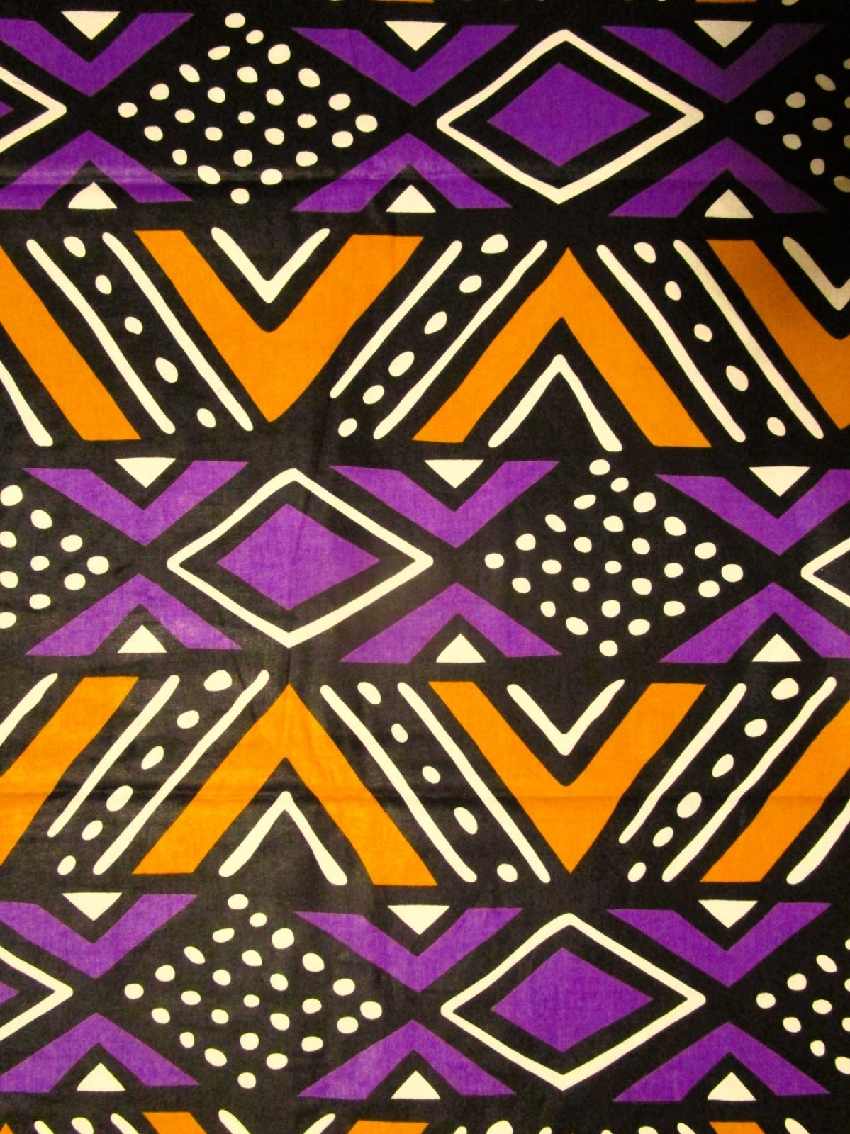 画像: アフリカンプリント生地 パーニュ