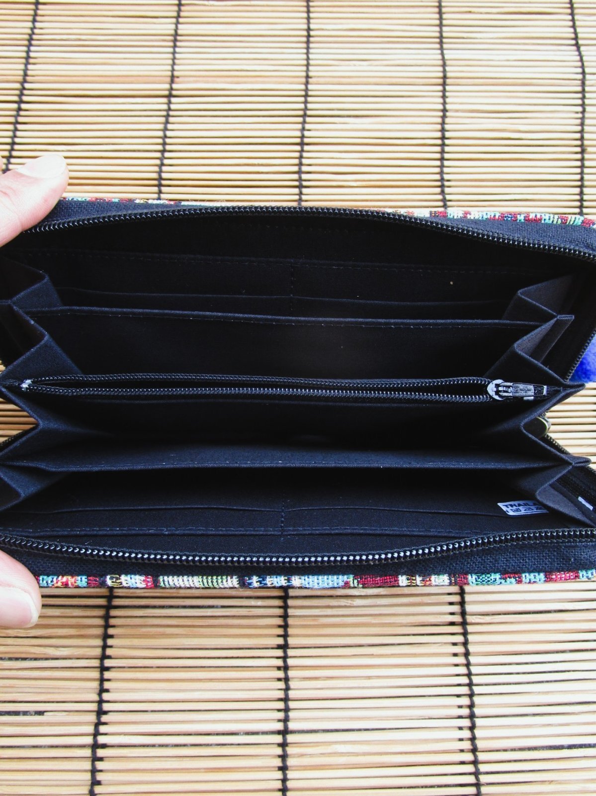 画像: 織り柄＊ラウンドファスナー＊ウォレット＊長財布