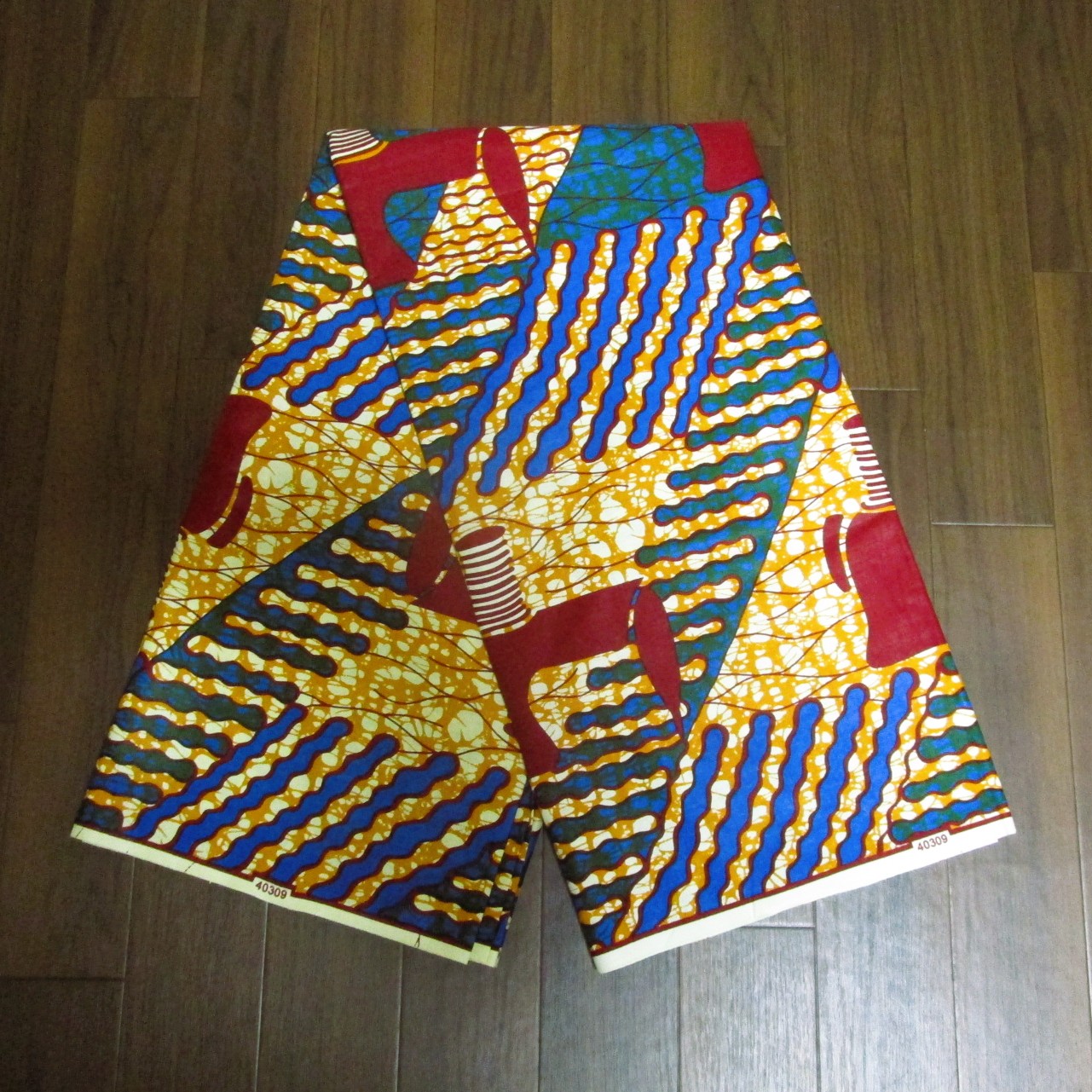 画像2: アフリカンプリント生地 パーニュ