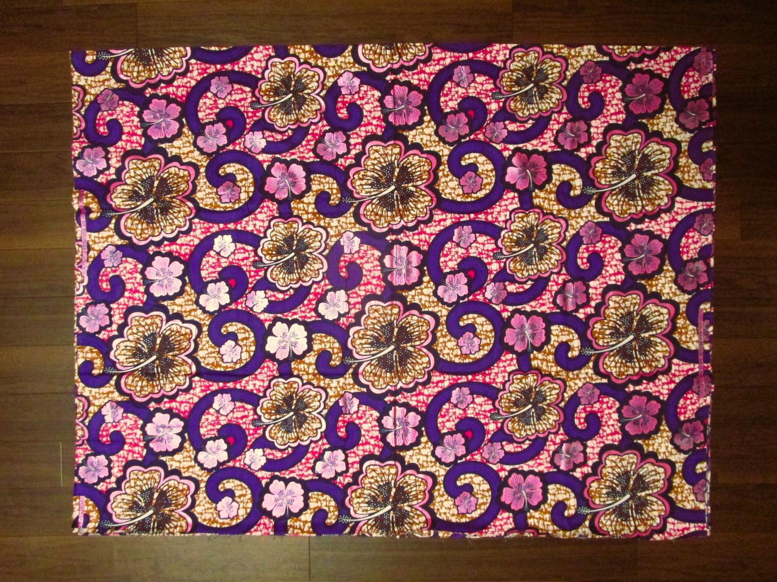 画像: アフリカンプリント生地 パーニュ