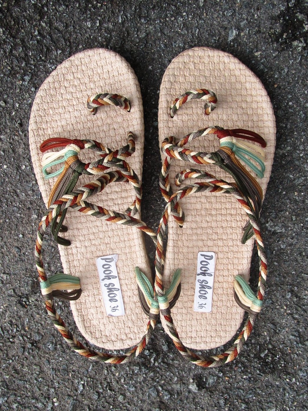 画像: 【２３ｃｍ〜２３・５ｃｍ】ソフトタイプ＊編み編み＊紐サンダル