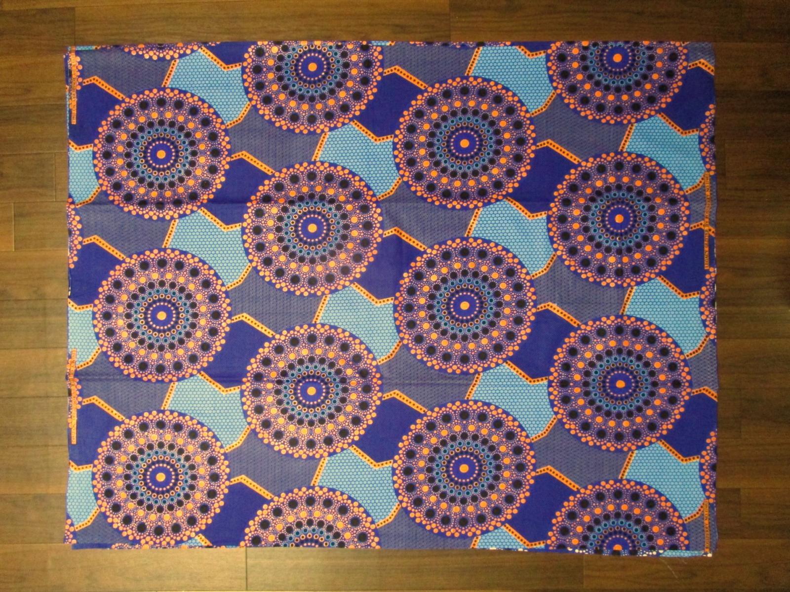 画像: アフリカンプリント生地 パーニュ