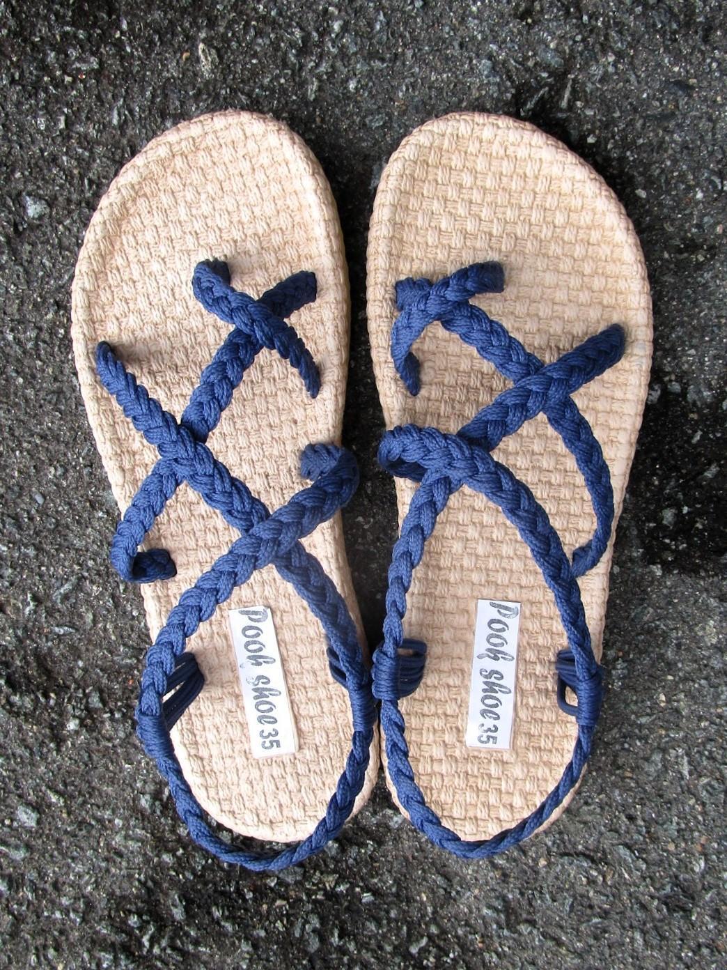 画像: 【２２・５ｃｍ〜２３ｃｍ】ソフトタイプ＊編み編み＊紐サンダル