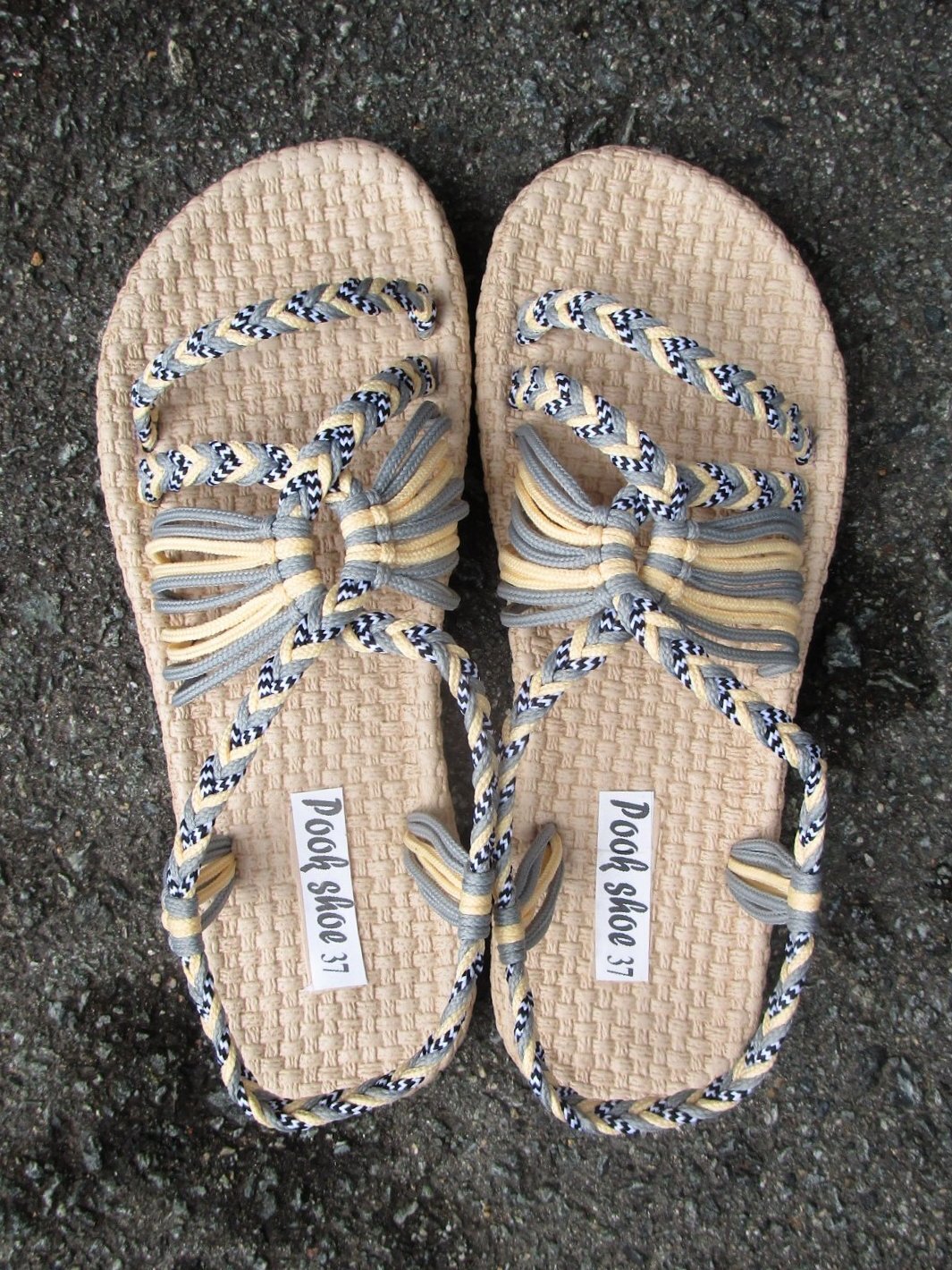 画像: 【２３・５ｃｍ〜２４ｃｍ】ソフトタイプ＊編み編み＊紐サンダル