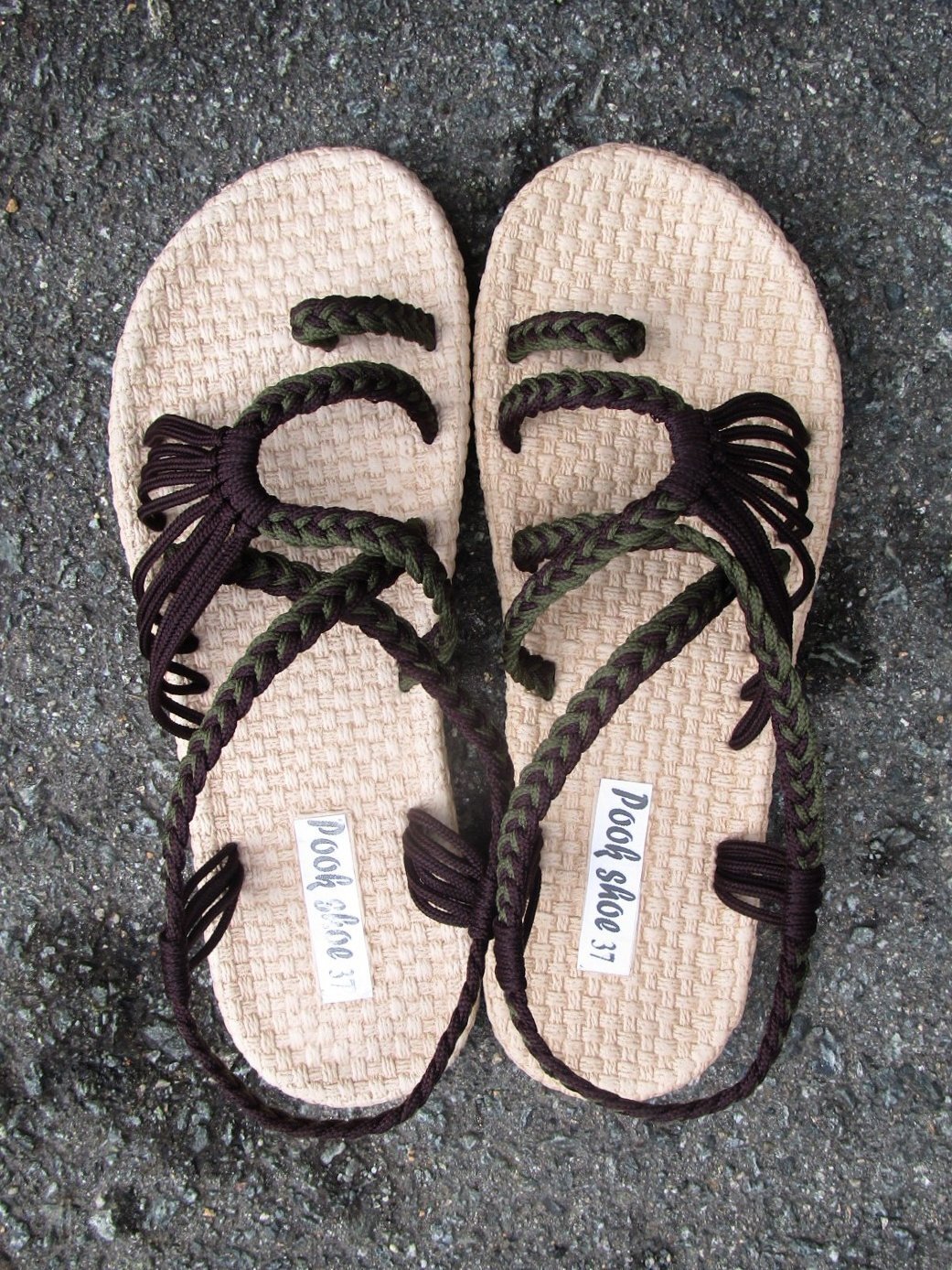 画像: 【２３・５ｃｍ〜２４ｃｍ】ソフトタイプ＊編み編み＊紐サンダル