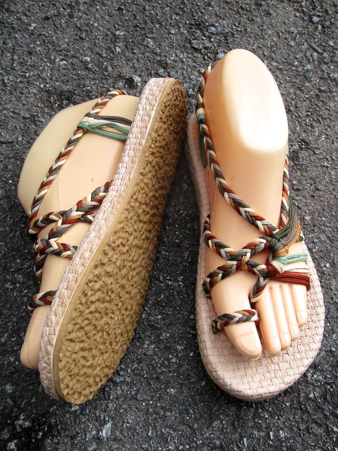 画像3: 【２３ｃｍ〜２３・５ｃｍ】ソフトタイプ＊編み編み＊紐サンダル