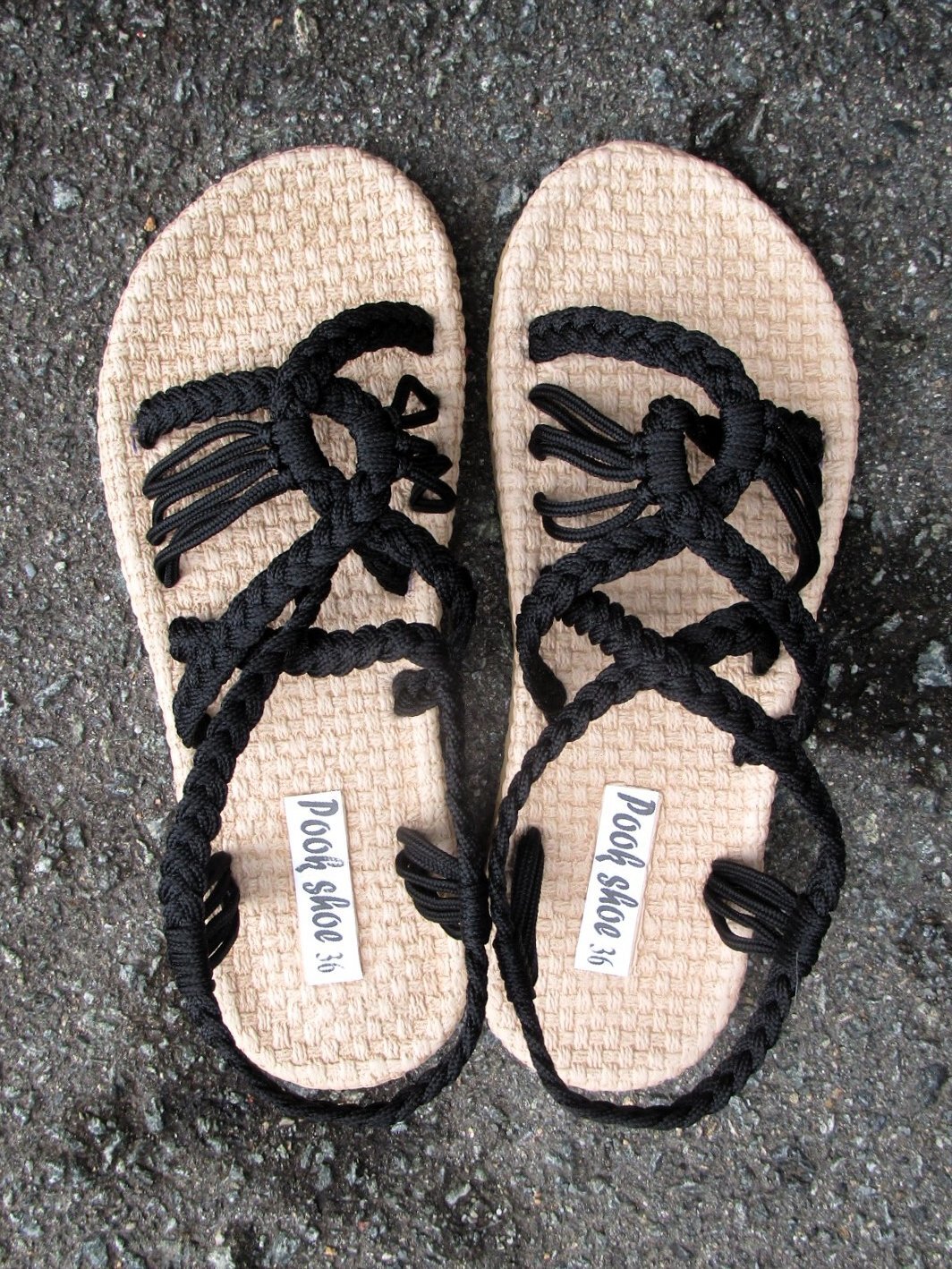 画像: 【２３ｃｍ〜２３・５ｃｍ】ソフトタイプ＊編み編み＊紐サンダル