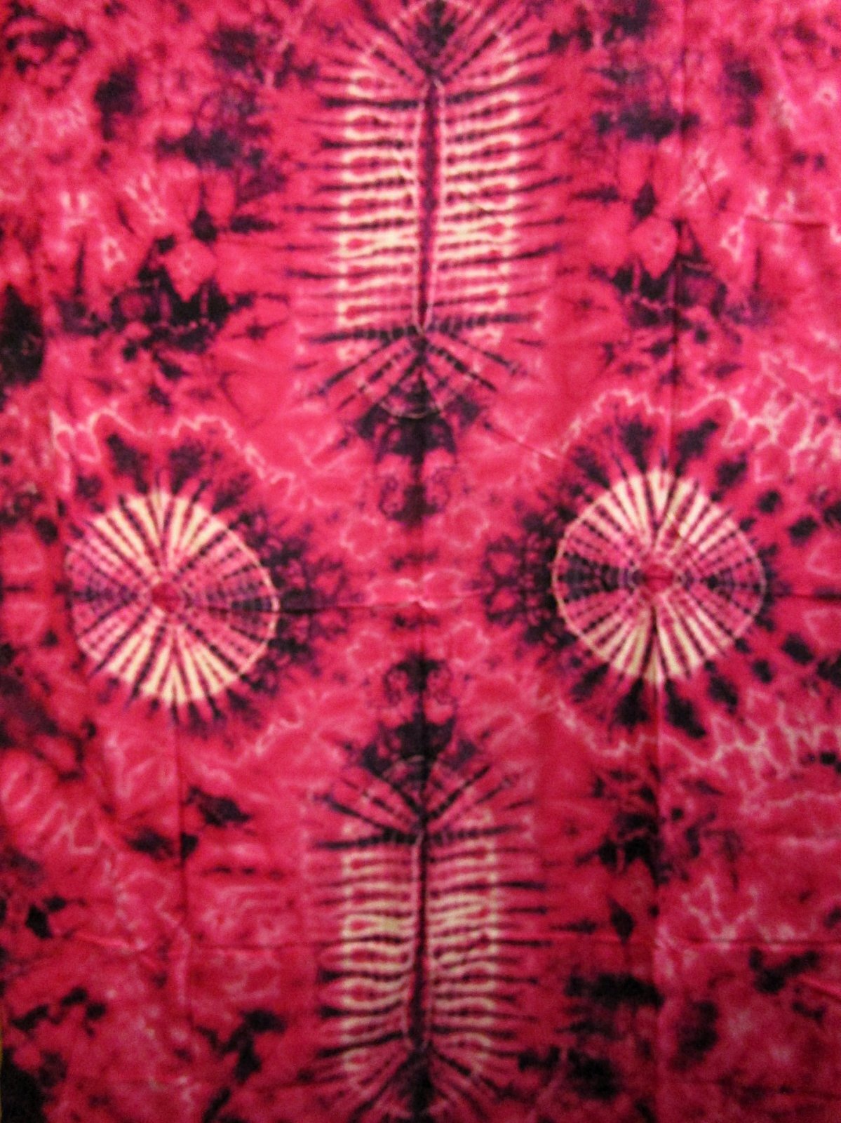 画像2: タイダイ染め＊レーヨン素材＊フリンジ＊マルチクロス＊パレオ