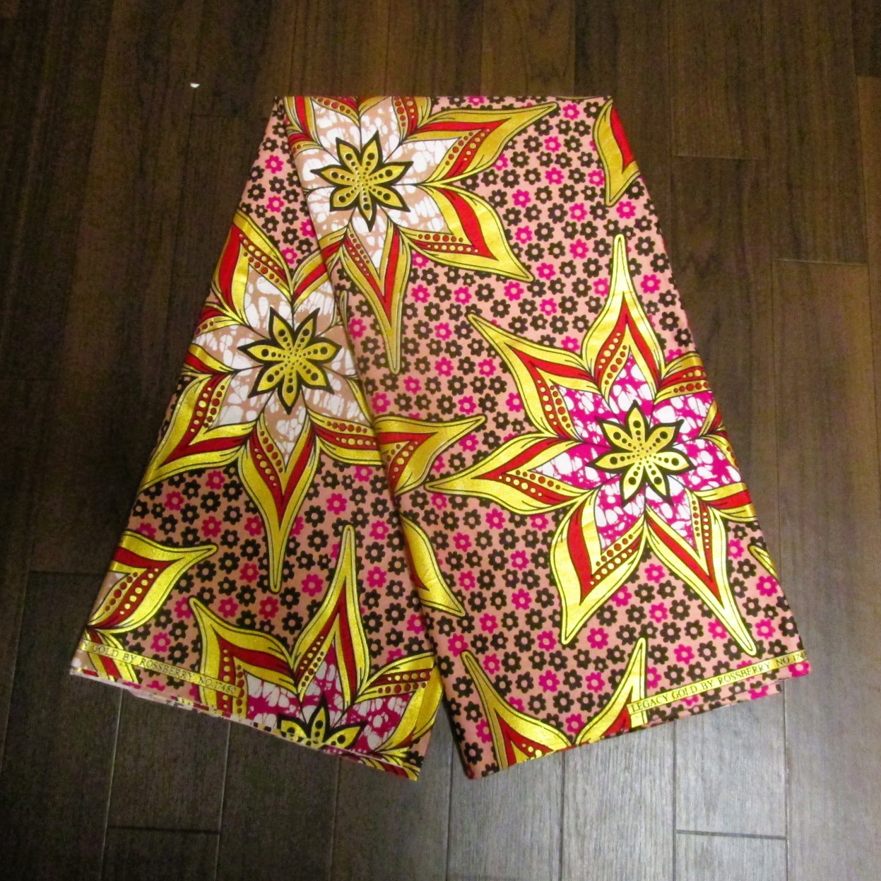 画像2: アフリカンプリント生地 パーニュ