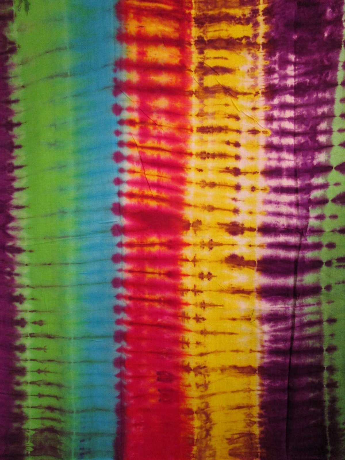 画像4: タイダイ染め＊レーヨン素材＊フリンジ＊マルチクロス＊パレオ