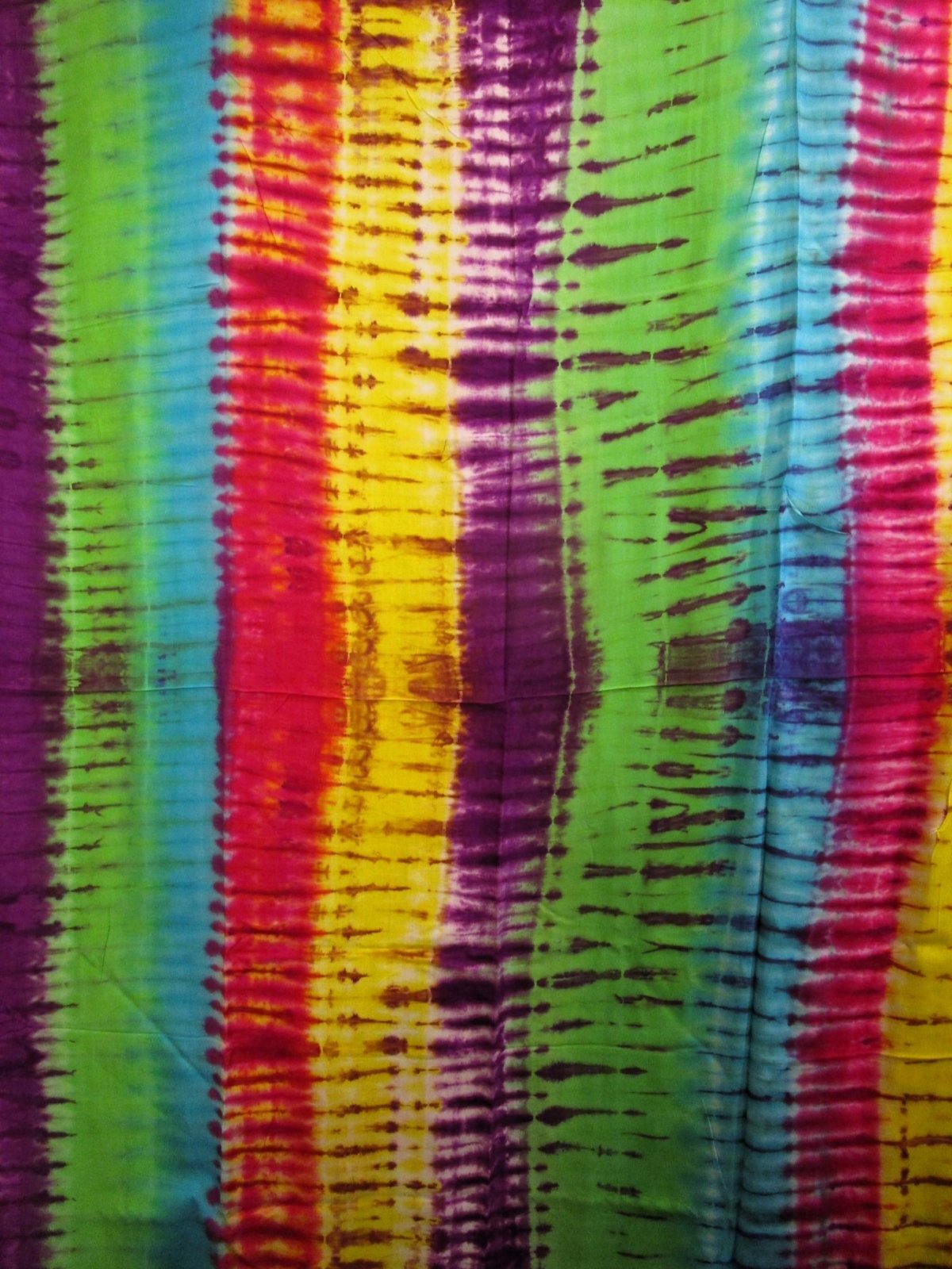 画像2: タイダイ染め＊レーヨン素材＊フリンジ＊マルチクロス＊パレオ