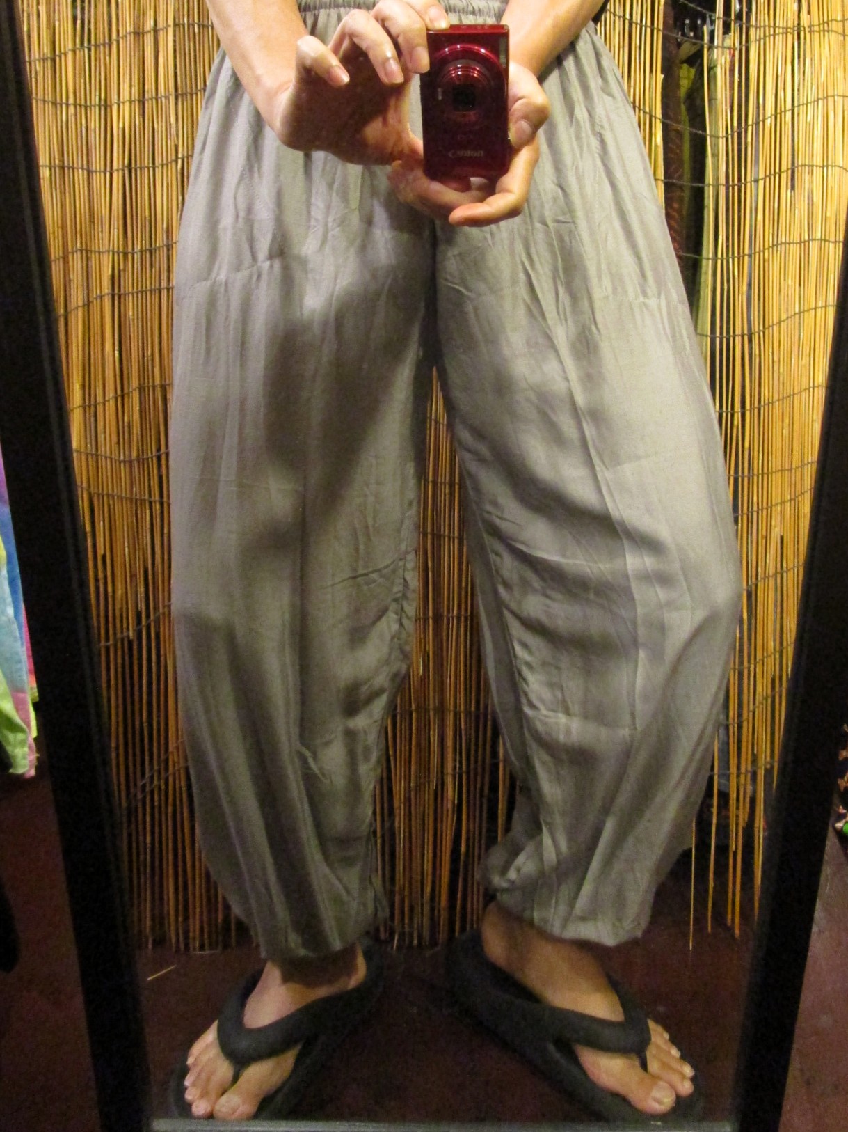 画像: 無地＊レーヨン素材＊ふんわり＊アラジンパンツ