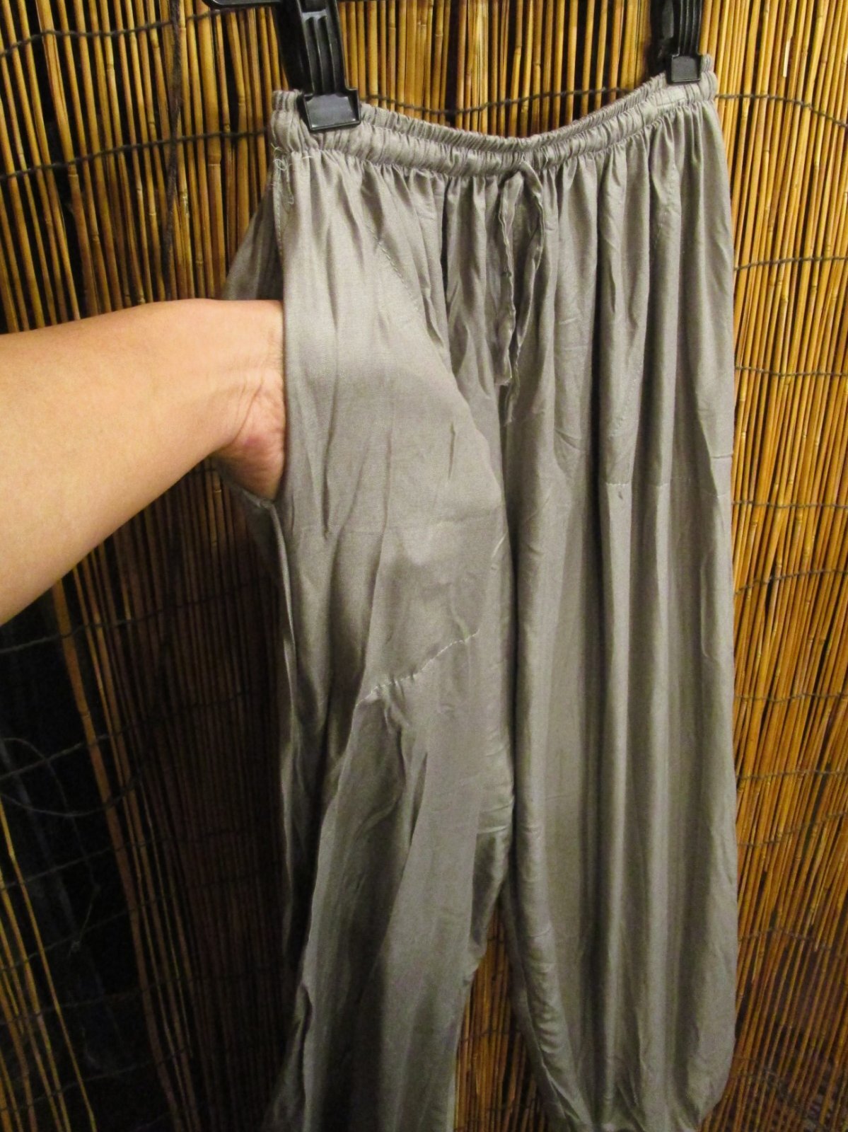 画像3: 無地＊レーヨン素材＊ふんわり＊アラジンパンツ