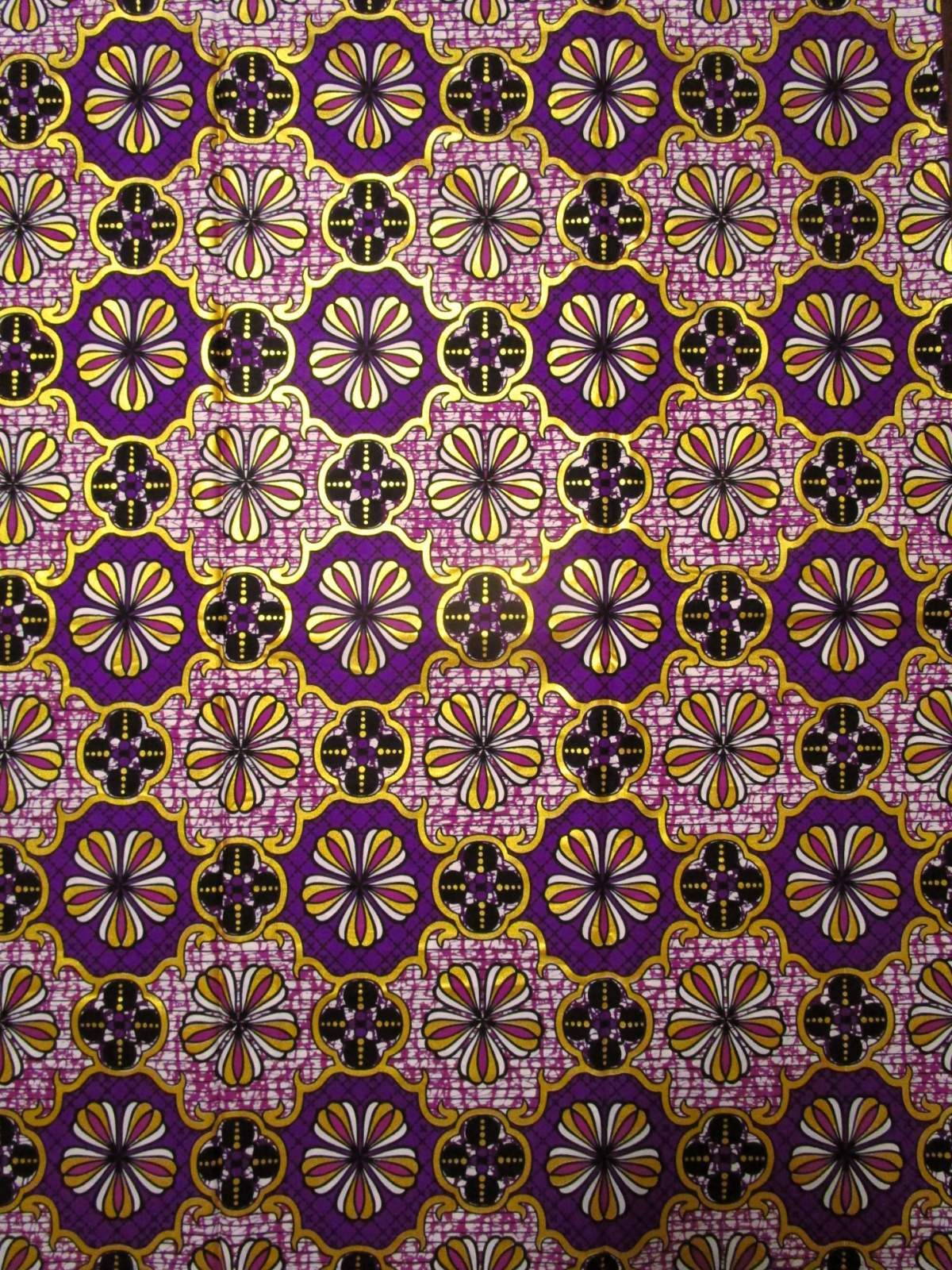 画像1: アフリカンプリント生地 パーニュ