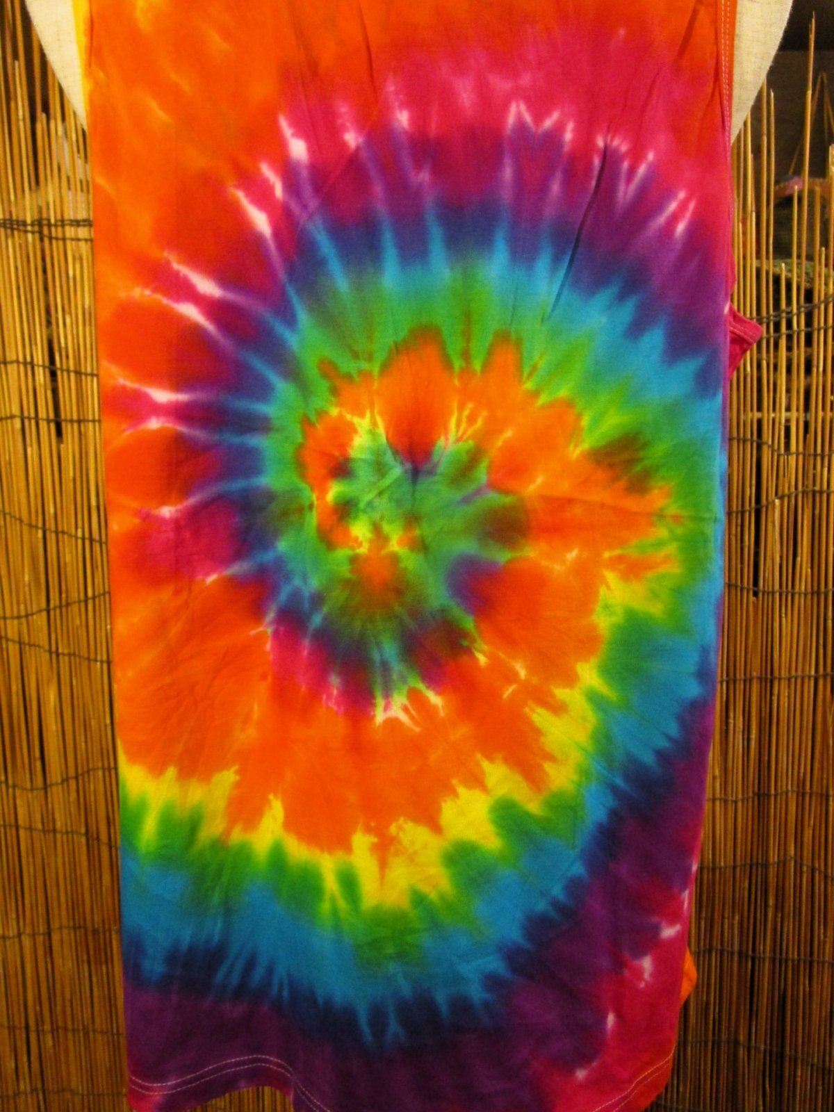 画像: タイダイ染め＊コットン素材＊タンクトップ