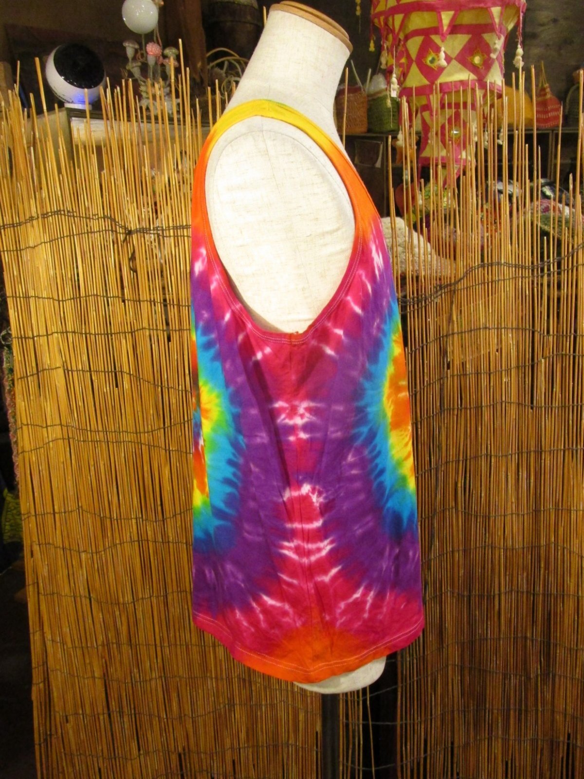 画像2: タイダイ染め＊コットン素材＊タンクトップ