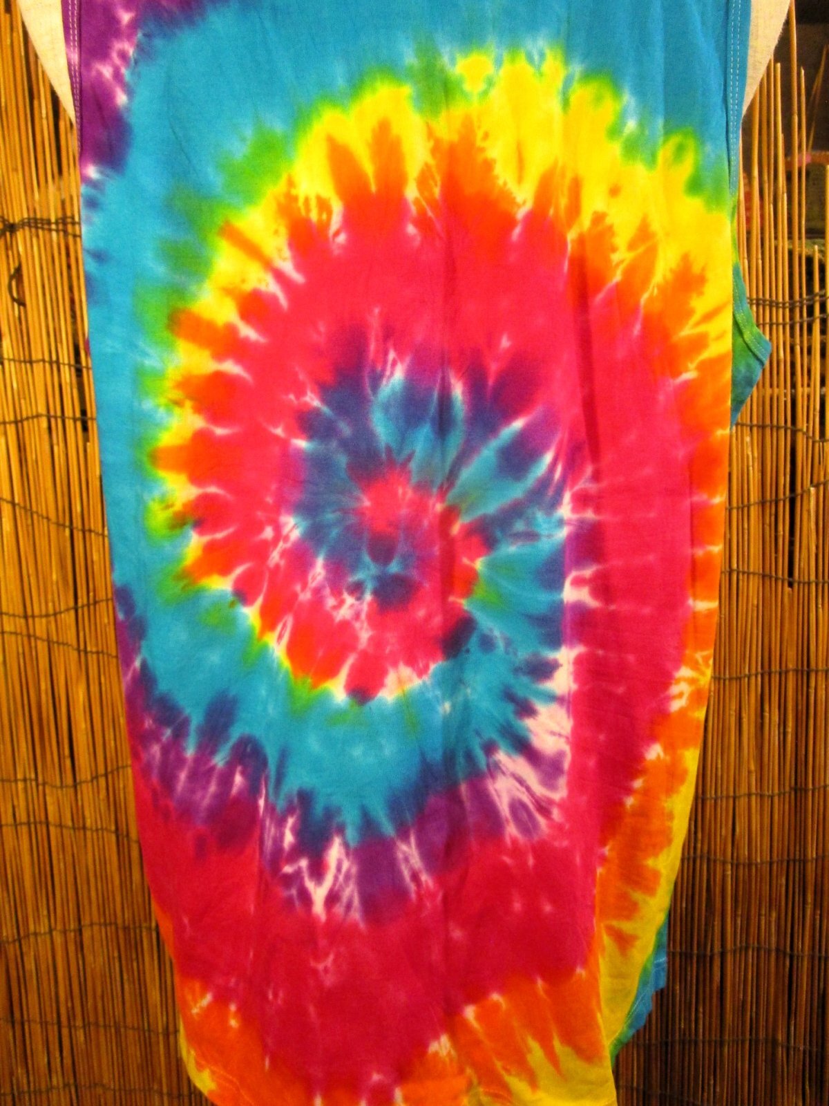 画像: タイダイ染め＊コットン素材＊タンクトップ