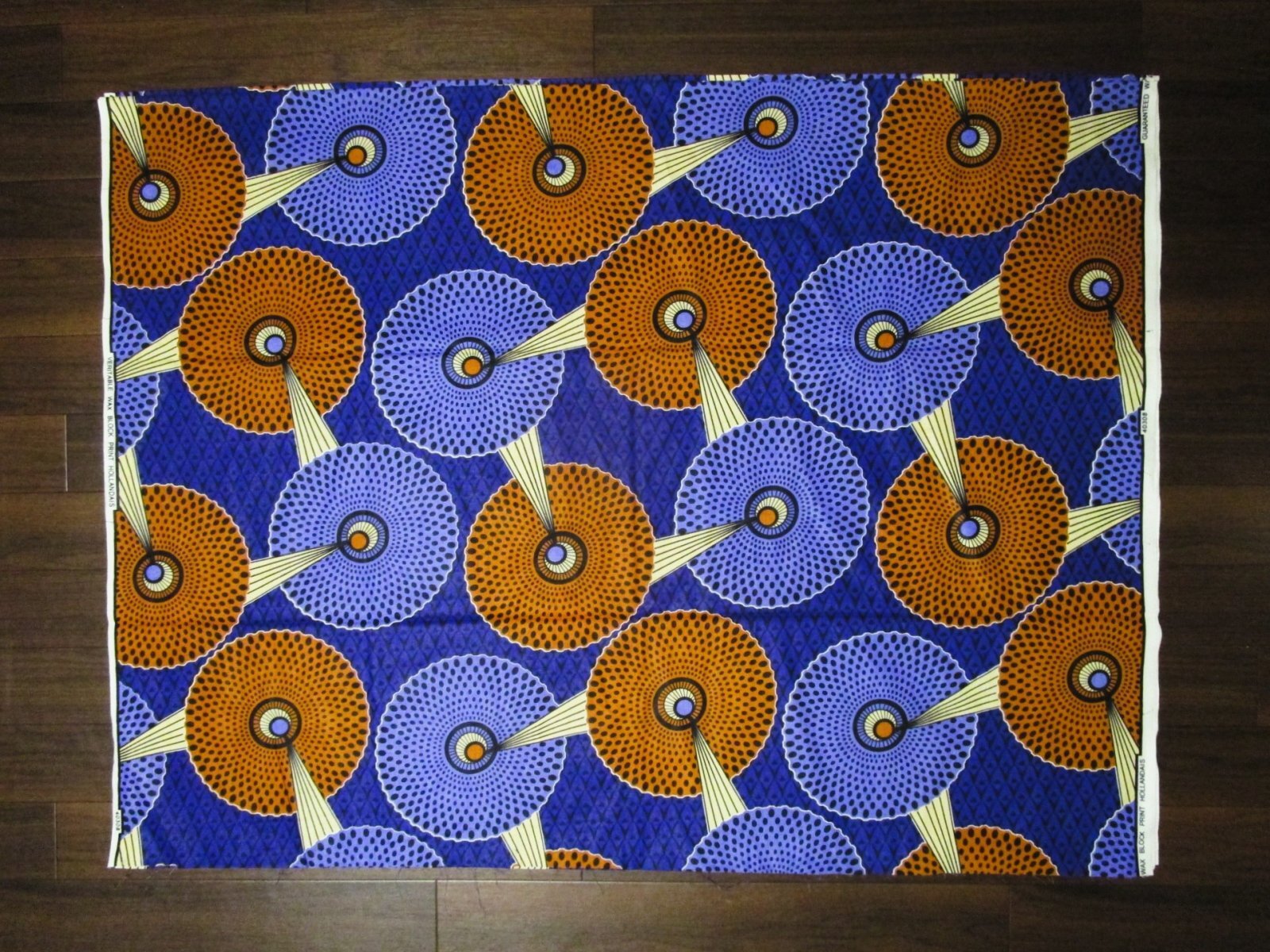 画像: アフリカンプリント生地 パーニュ