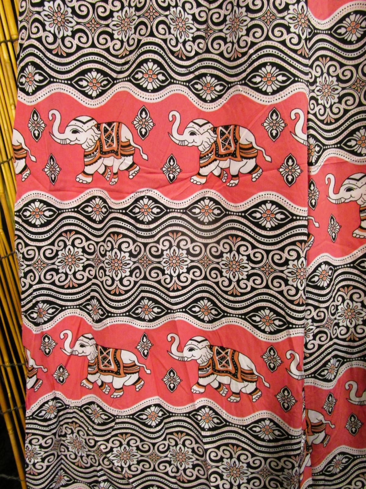 画像3: 象さんプリント＊ポリエステル素材＊ロング丈＊イージーパンツ