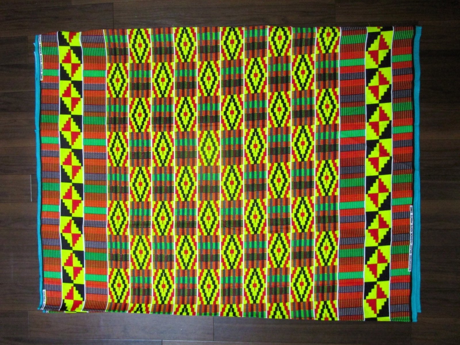 画像: アフリカンプリント生地 パーニュ