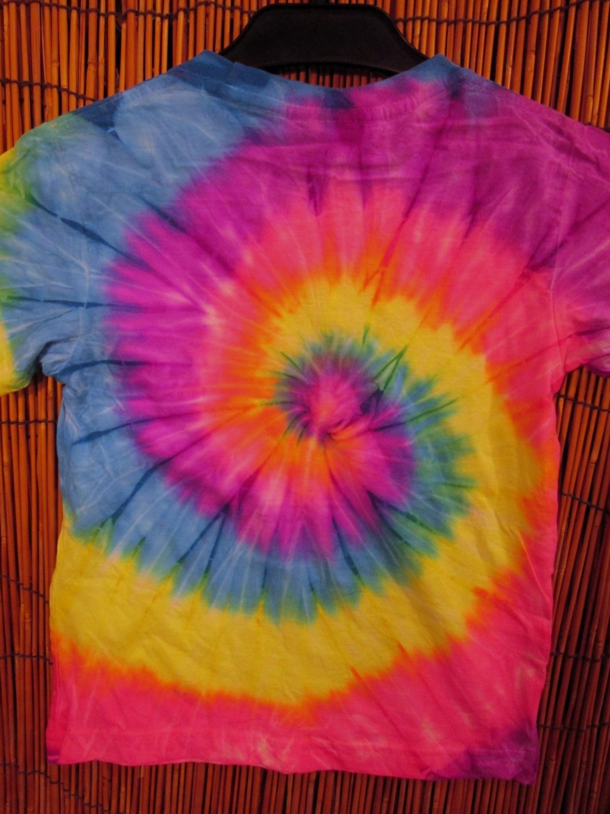 画像: 【１２０ｃｍ】キッズサイズ＊タイダイ染め＊コットン素材＊半袖＊Ｔシャツ