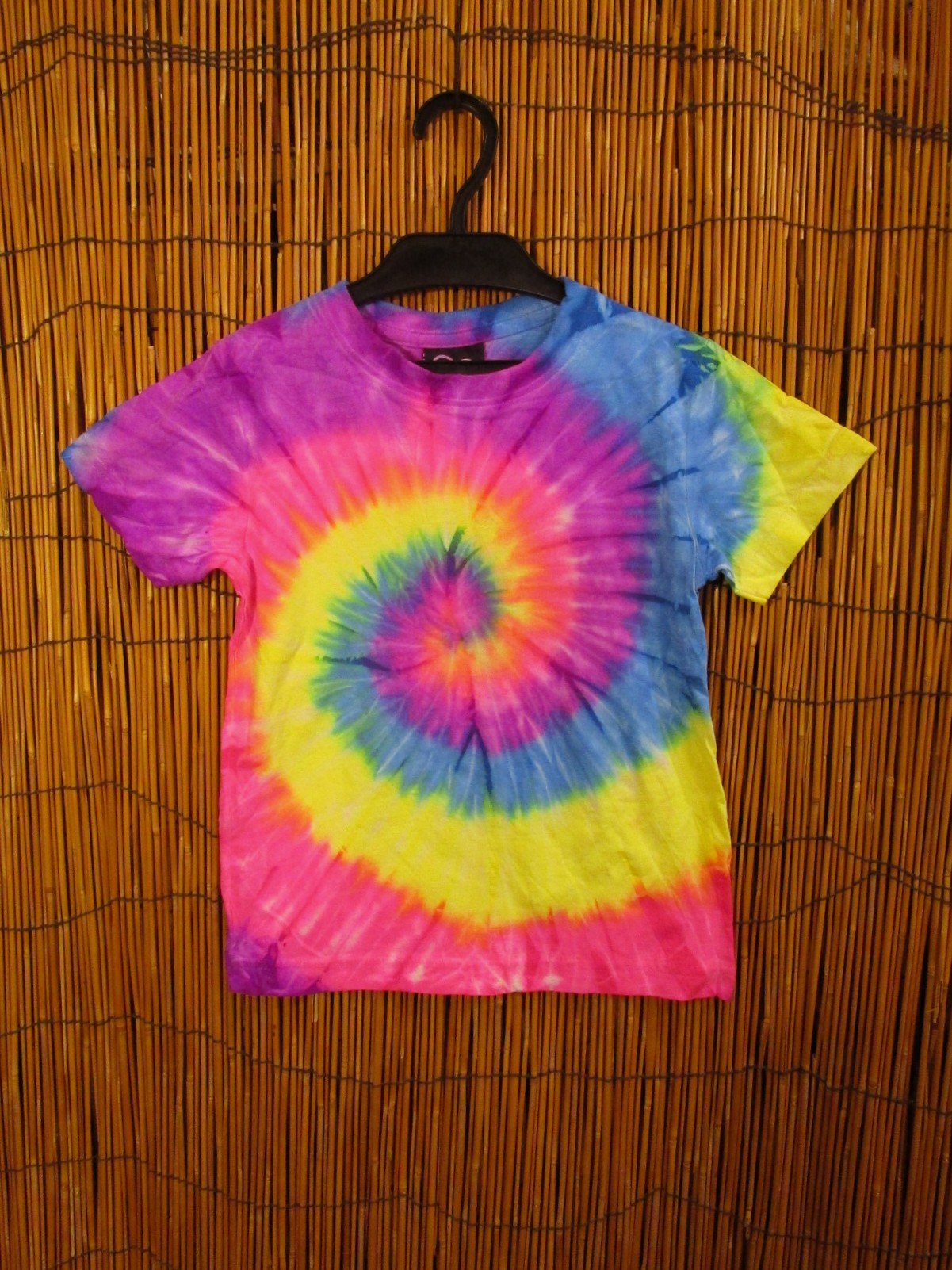 画像1: 【１２０ｃｍ】キッズサイズ＊タイダイ染め＊コットン素材＊半袖＊Ｔシャツ