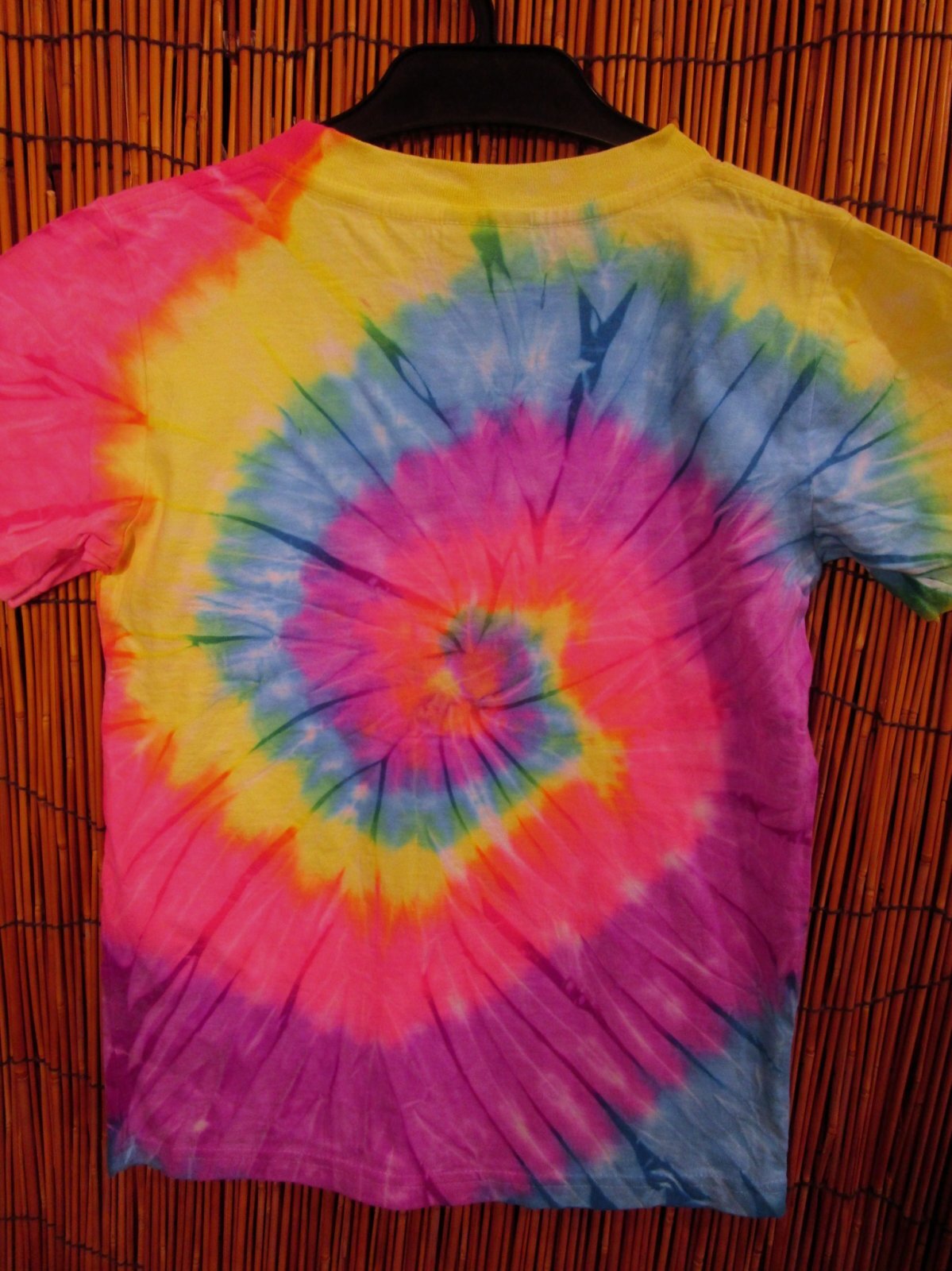 画像: 【１３０ｃｍ】キッズサイズ＊タイダイ染め＊コットン素材＊半袖＊Ｔシャツ