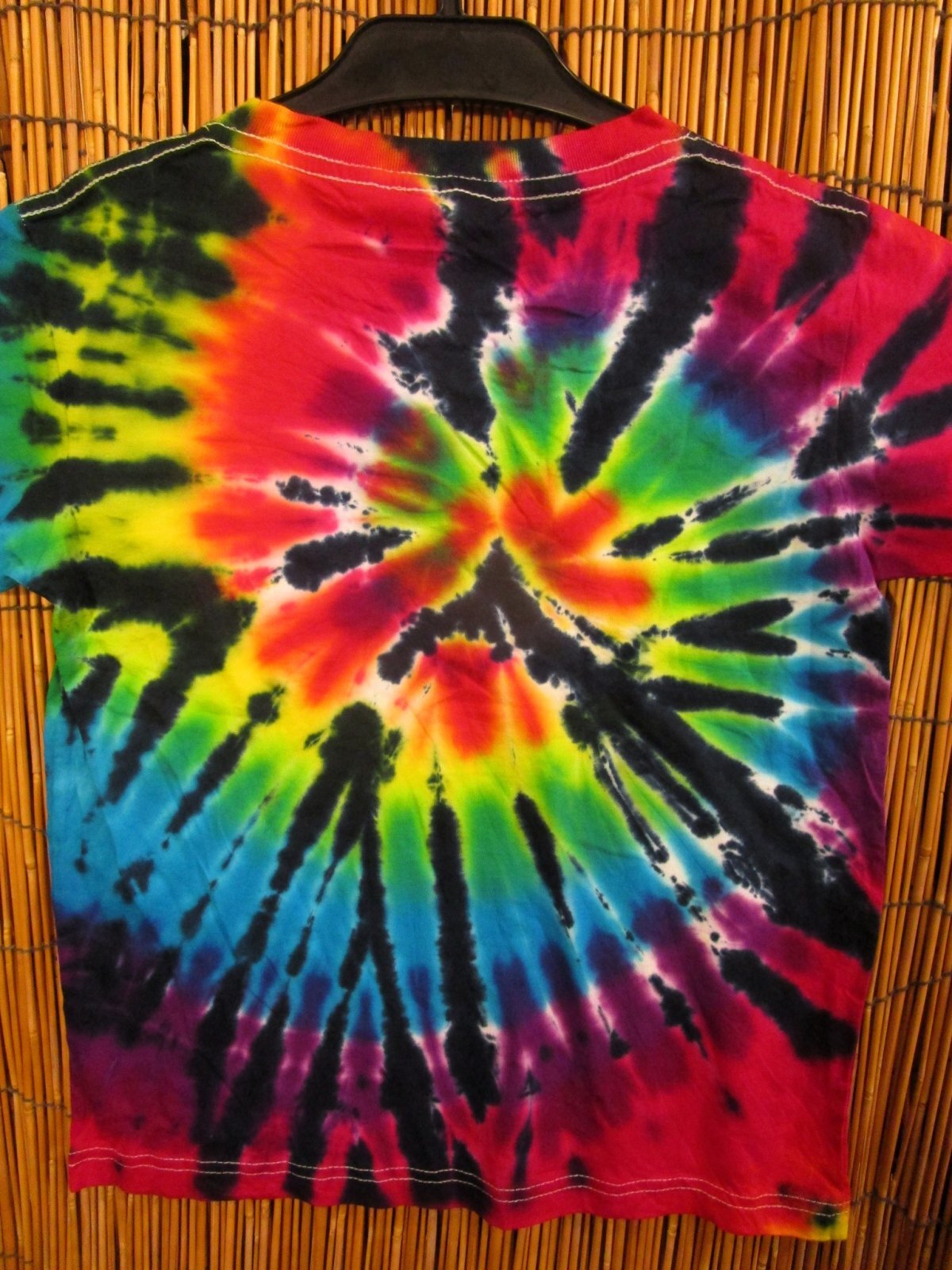 画像: 【１３０ｃｍ】キッズサイズ＊タイダイ染め＊コットン素材＊半袖＊Ｔシャツ