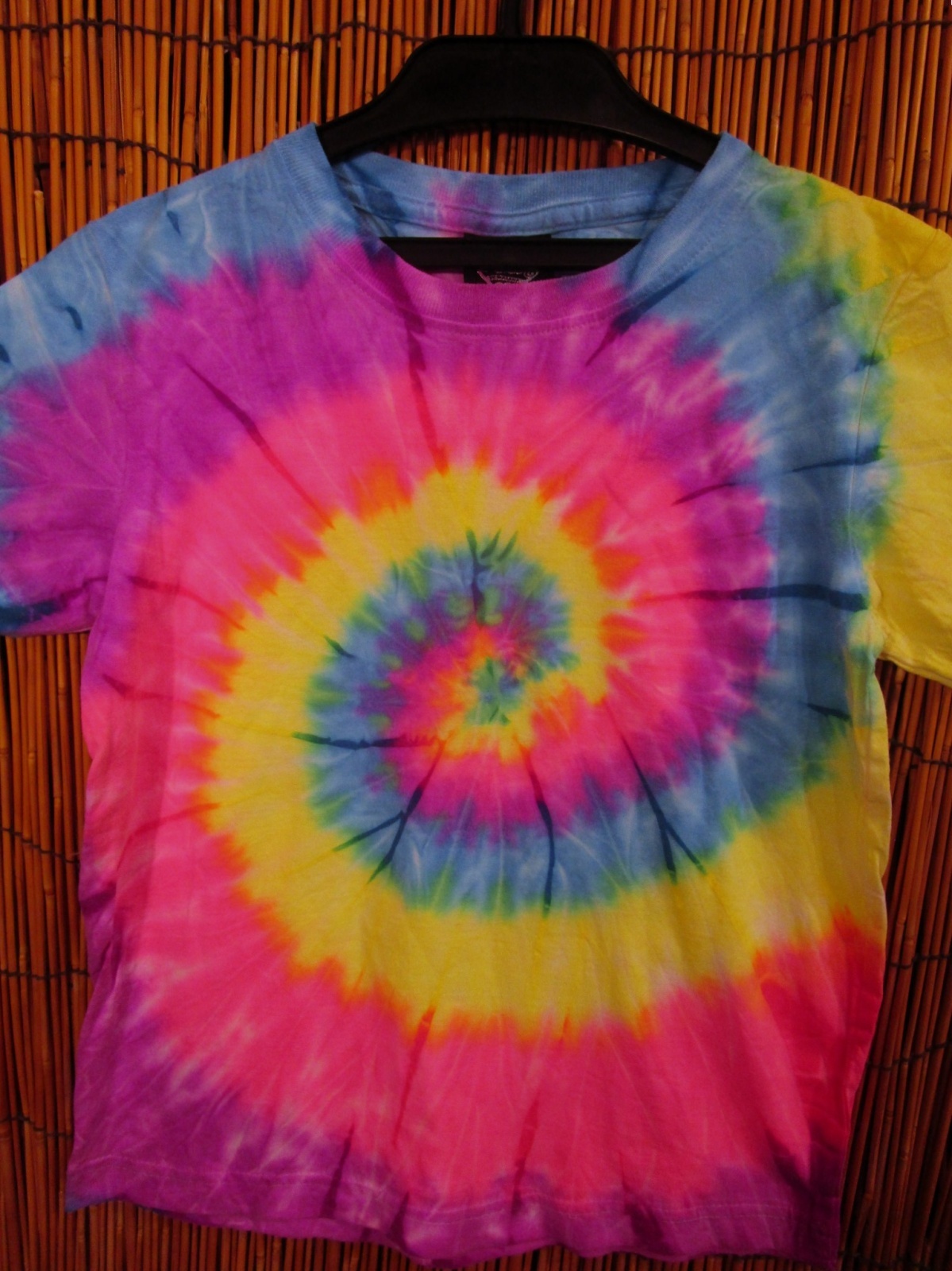 画像: 【１３０ｃｍ】キッズサイズ＊タイダイ染め＊コットン素材＊半袖＊Ｔシャツ