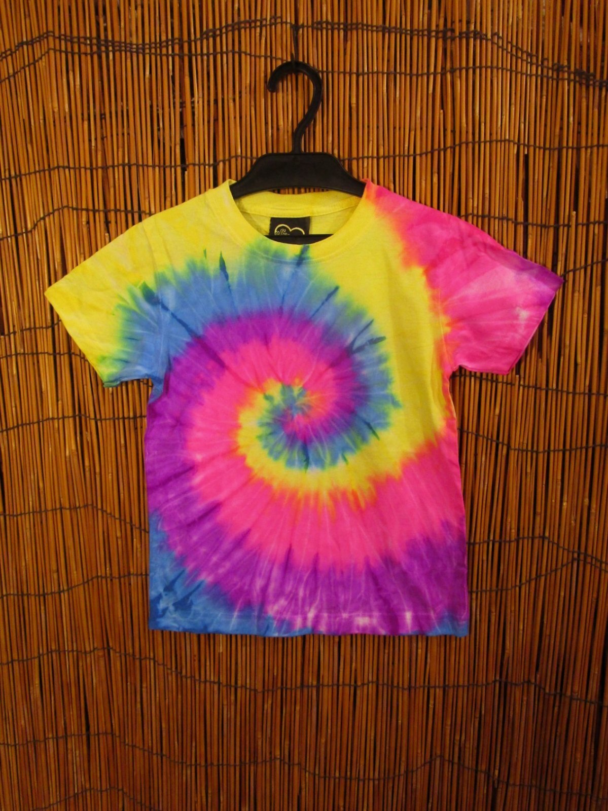 画像1: 【１２０ｃｍ】キッズサイズ＊タイダイ染め＊コットン素材＊半袖＊Ｔシャツ