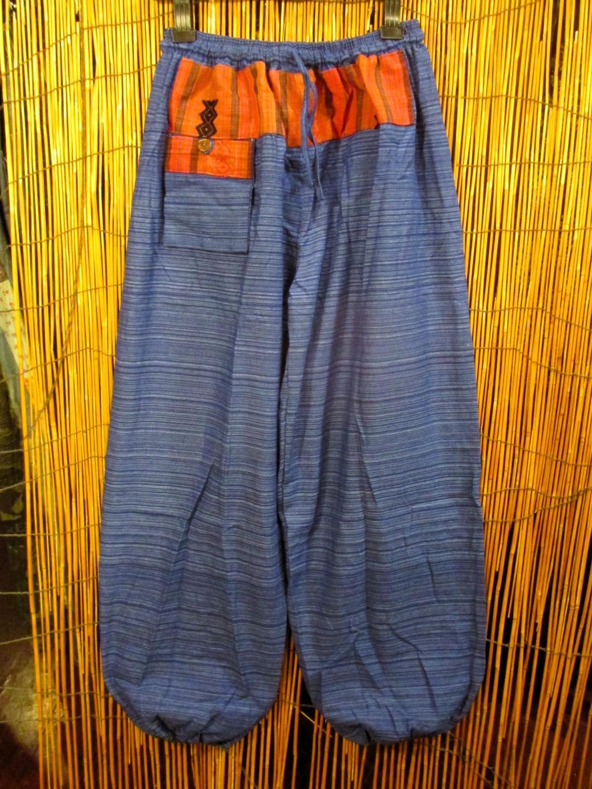 画像1: ナガ族＊コットン素材＊ふんわり＊アラジンパンツ
