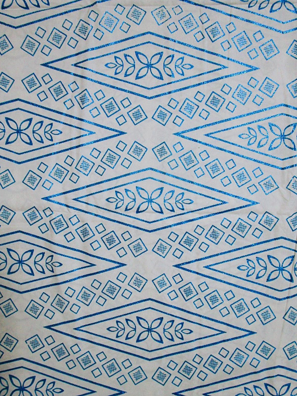 画像: アフリカンプリント生地 パーニュ