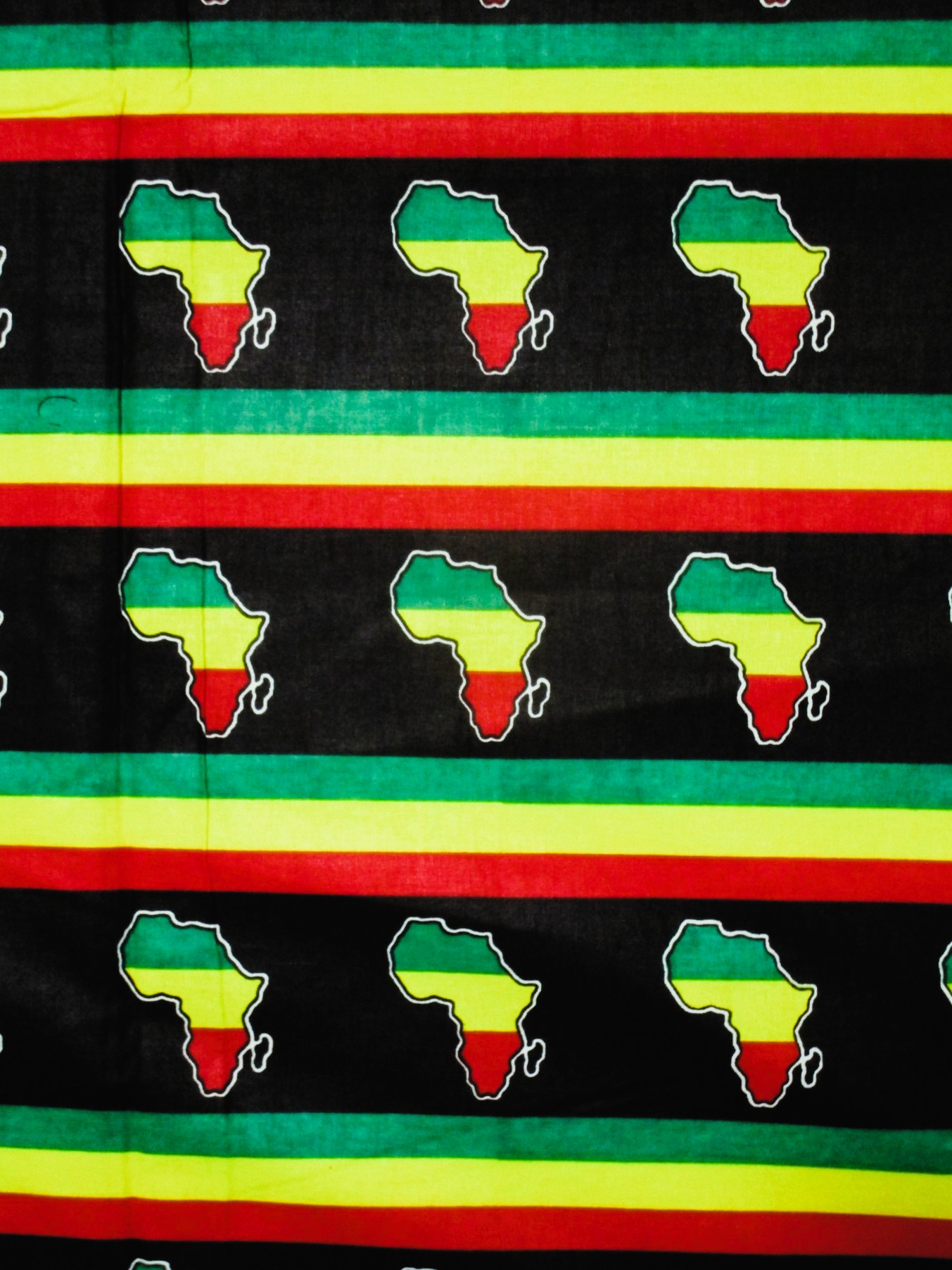 画像: アフリカンプリント生地 パーニュ