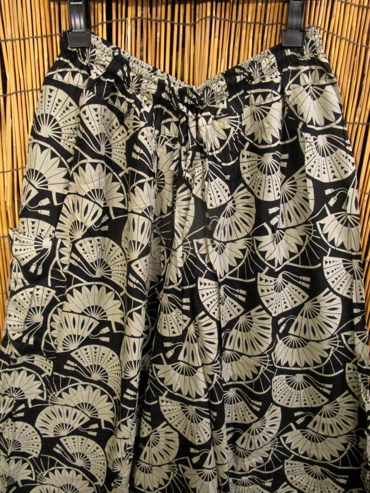 画像2: 和風プリント＊レーヨン素材＊ふんわり＊サルエルパンツ