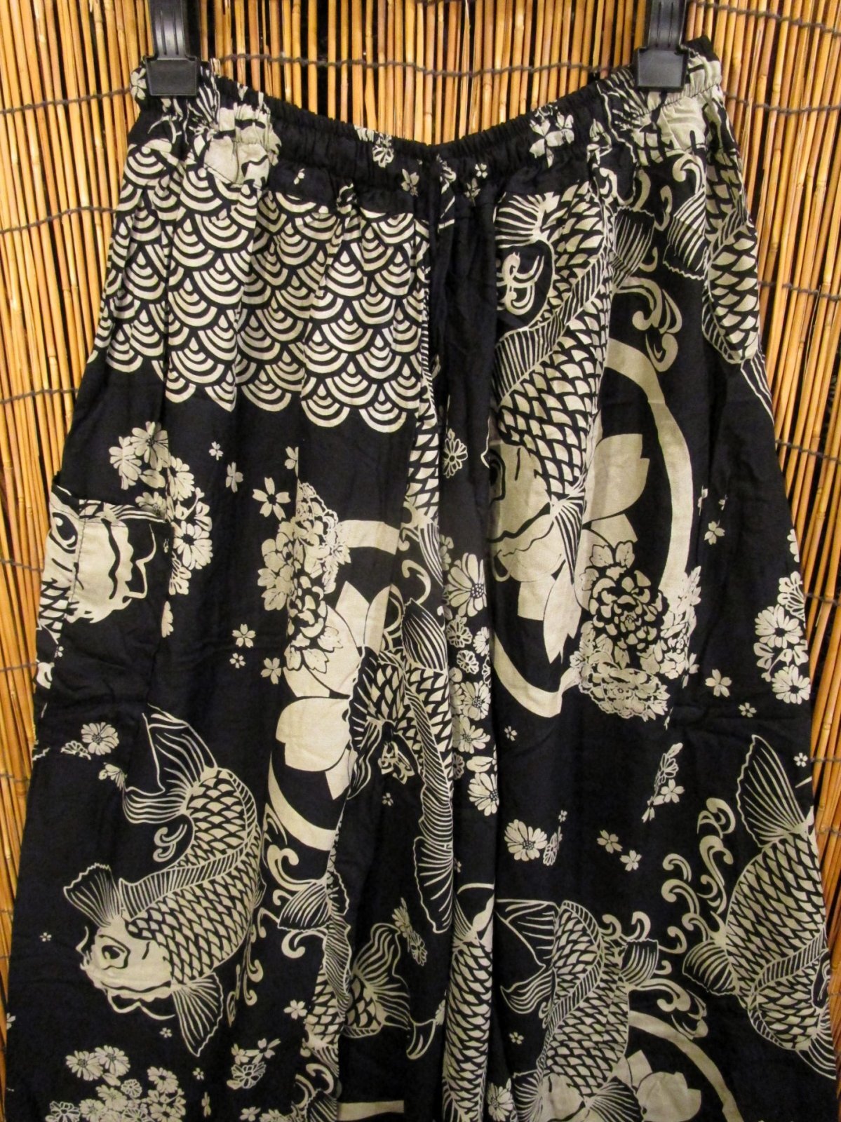 画像2: 和風プリント＊レーヨン素材＊ふんわり＊サルエルパンツ