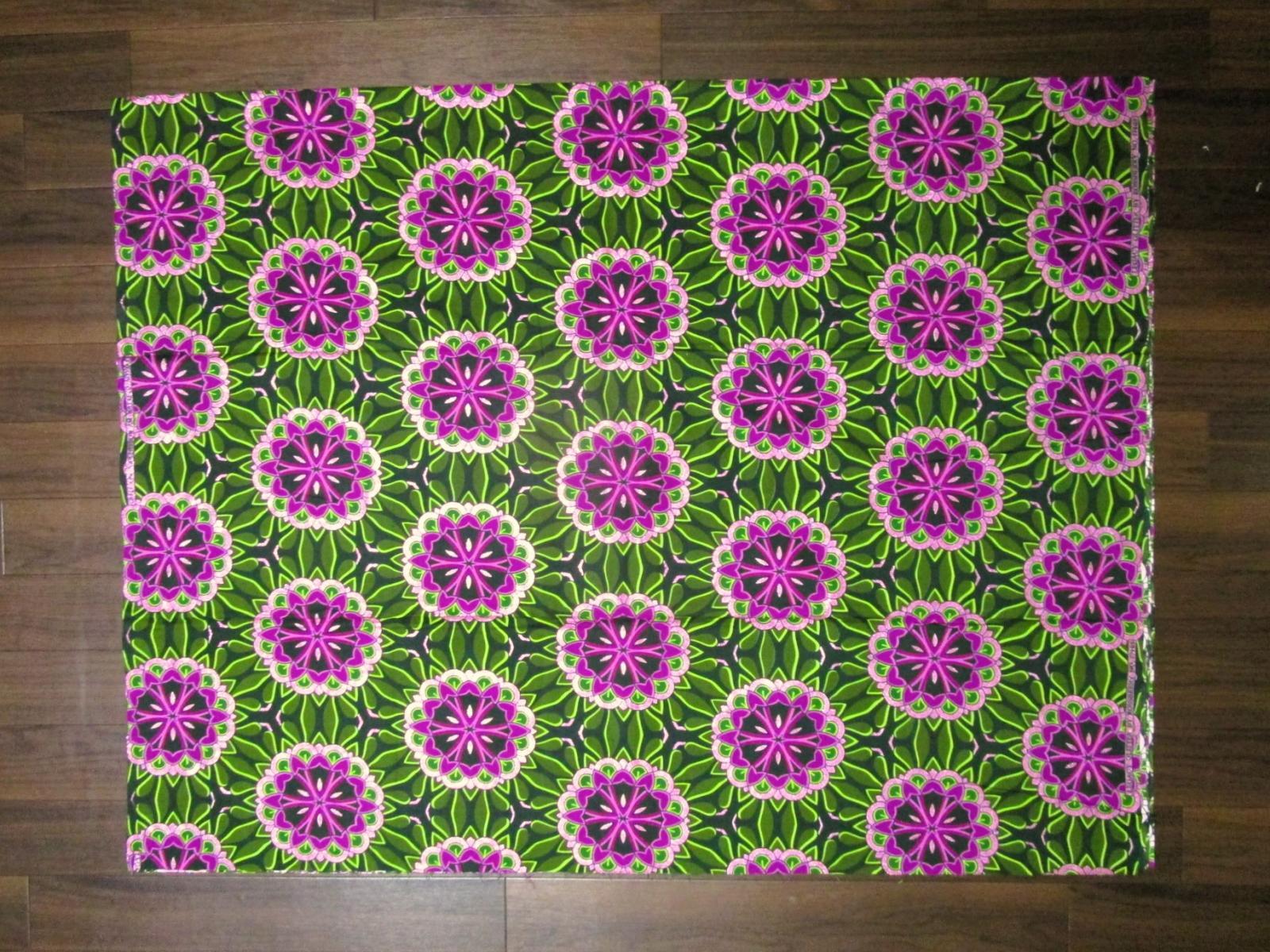 画像: アフリカンプリント生地 パーニュ