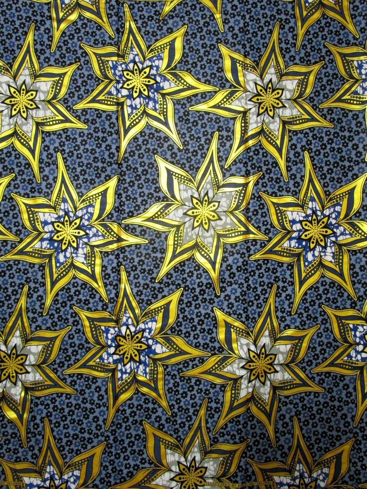 画像1: アフリカンプリント生地 パーニュ