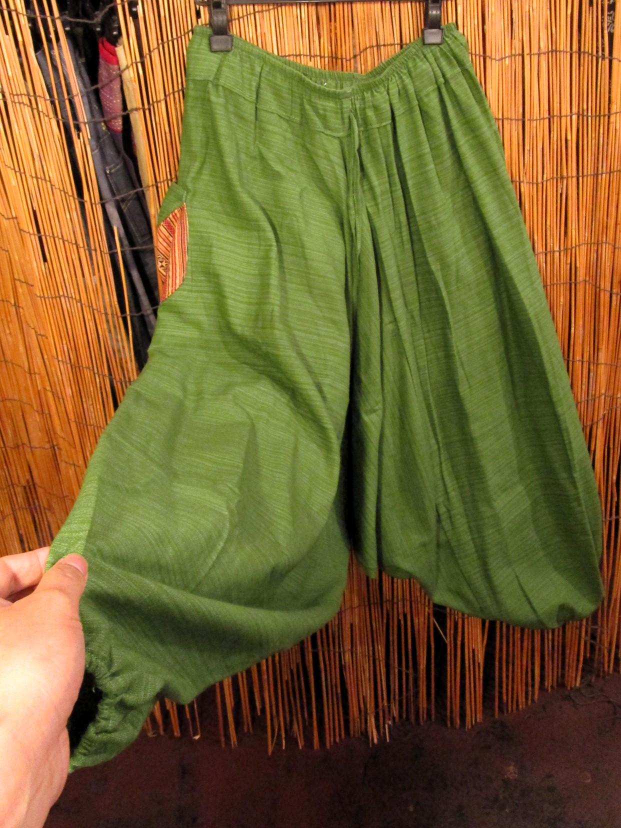 画像2: パッチポケット付き＊コットン素材＊ふんわり＊サルエルパンツ