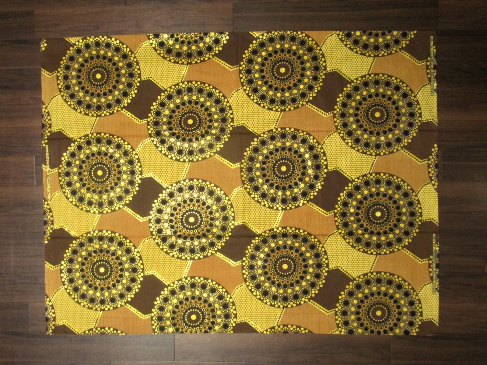 画像: アフリカンプリント生地 パーニュ