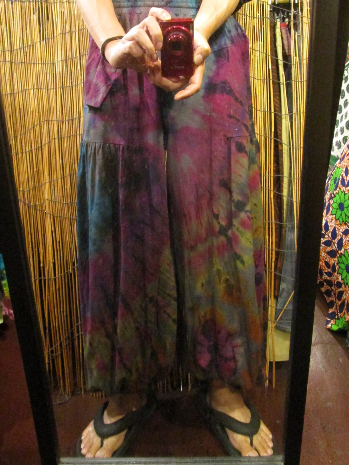 画像: タイダイ染め＊ストレッチコットン素材＊ゆったりシルエット＊アラジンパンツ