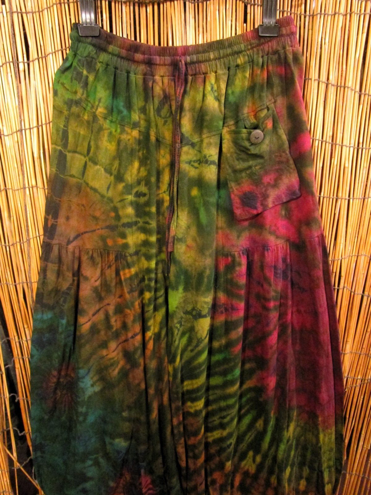 画像2: タイダイ染め＊ストレッチコットン素材＊ゆったりシルエット＊アラジンパンツ